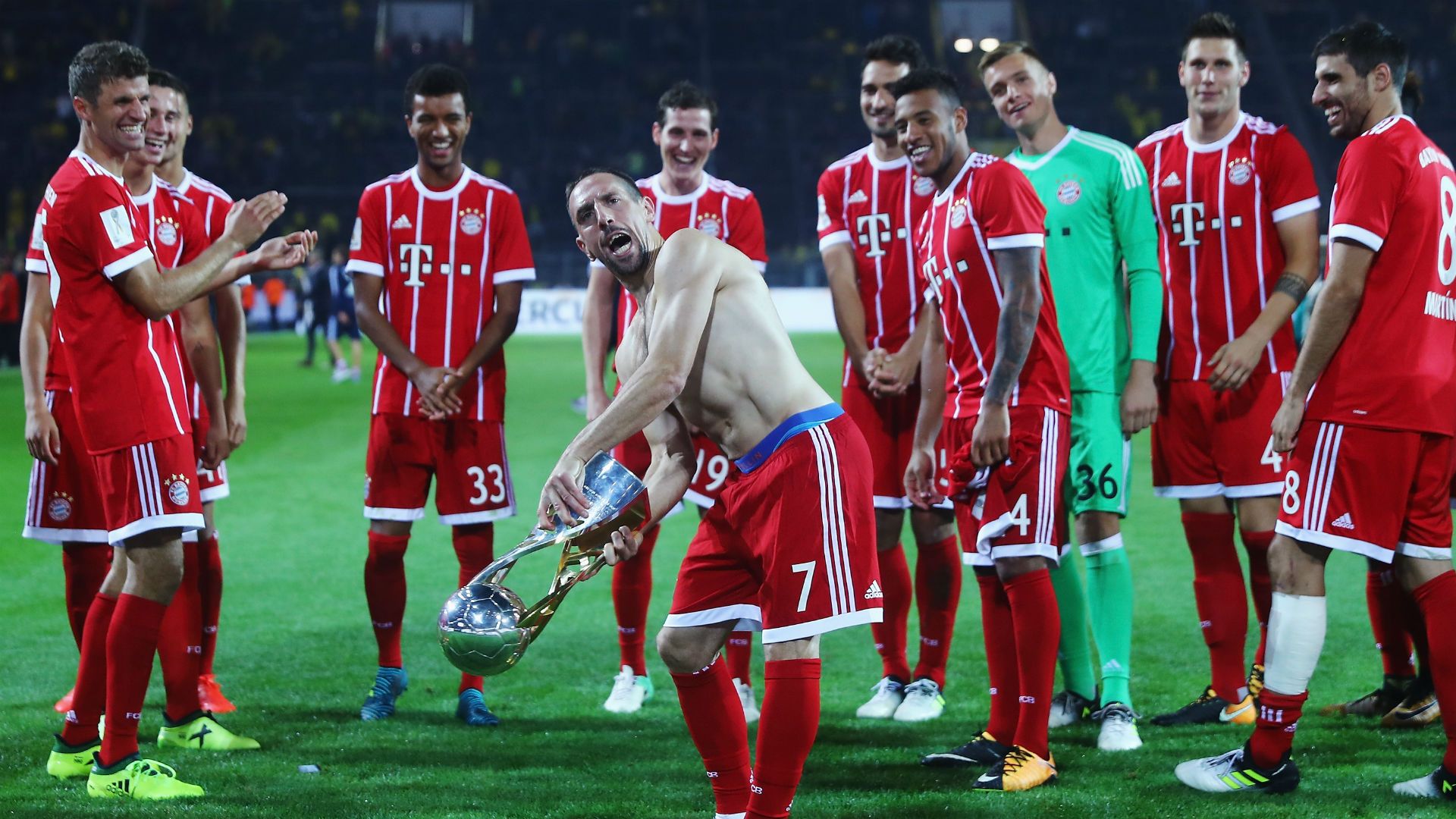 Frank Ribéry Bayern Munich campeón Supercopa