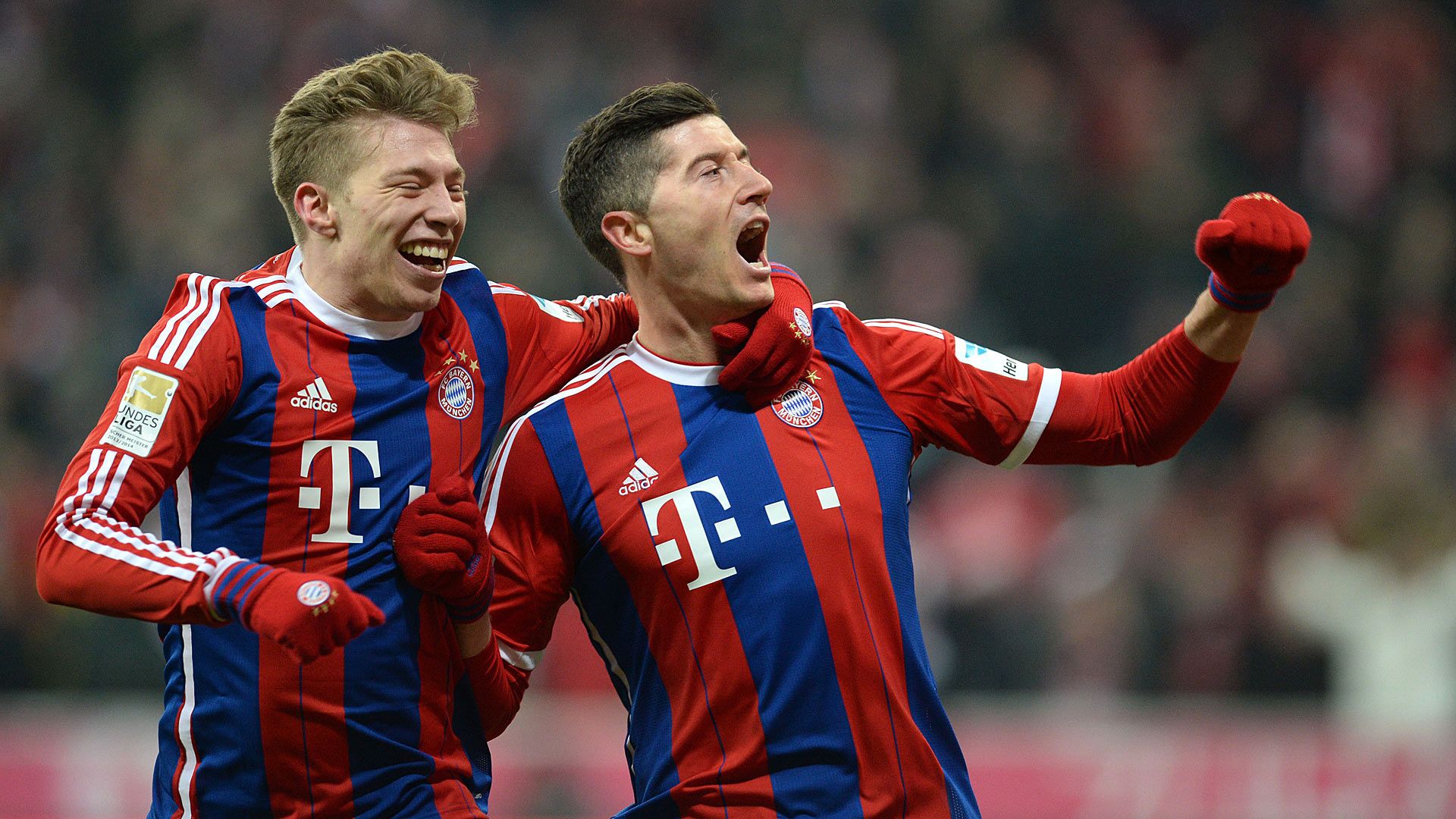 Robert Lewandowski Mitchell Weiser FC Bayern München  FC Schalke 04 Bundesliga 02032015