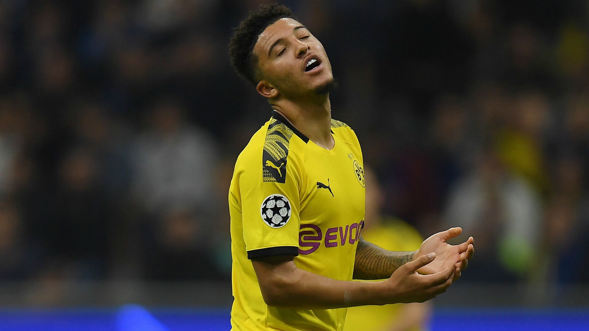 GERMANY ONLY: JADON SANCHO BORUSSIA DORTMUND CHAMPIONS LEAGUE 23102019