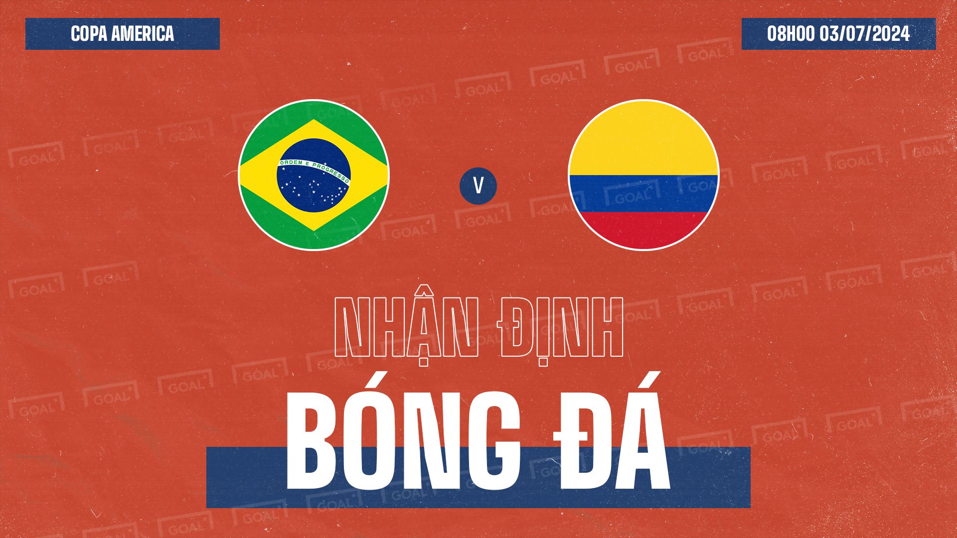 Brazil vs Colombia Copa America 2024 GFX