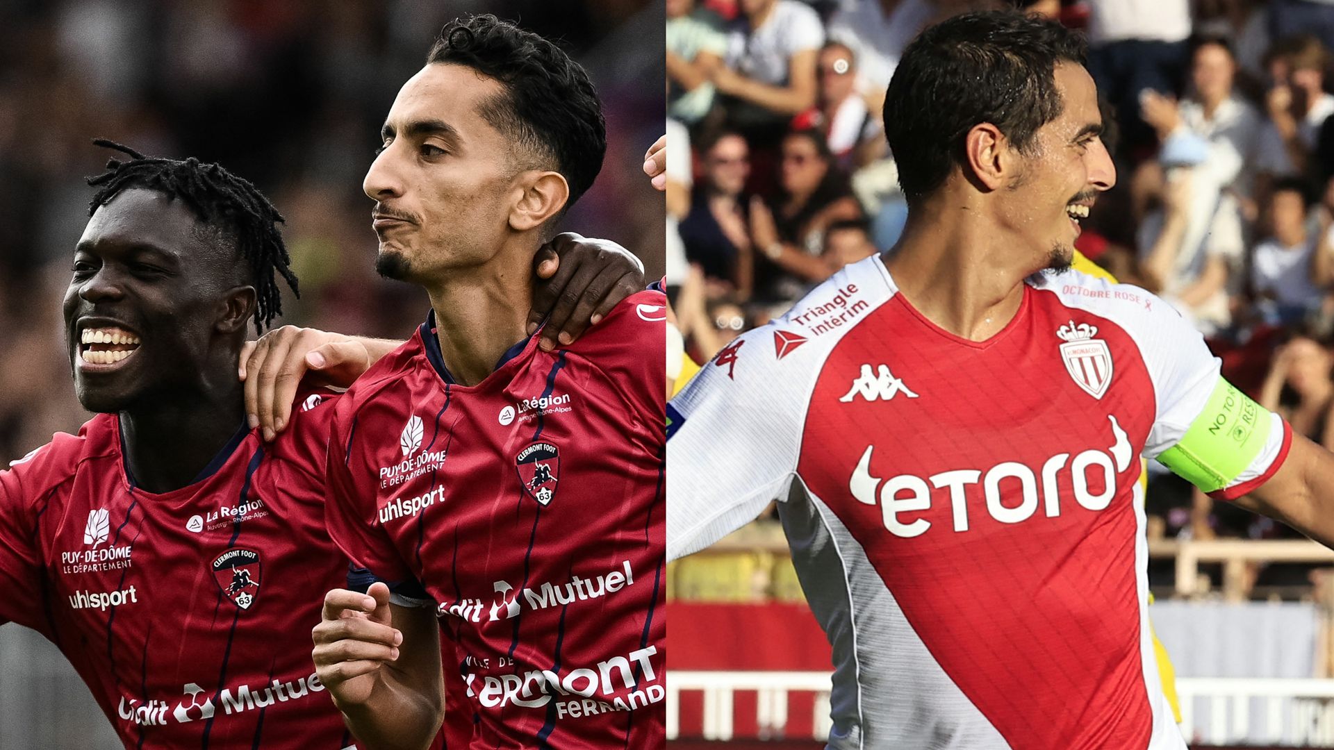 Clermont Foot AS Monaco Ligue 1