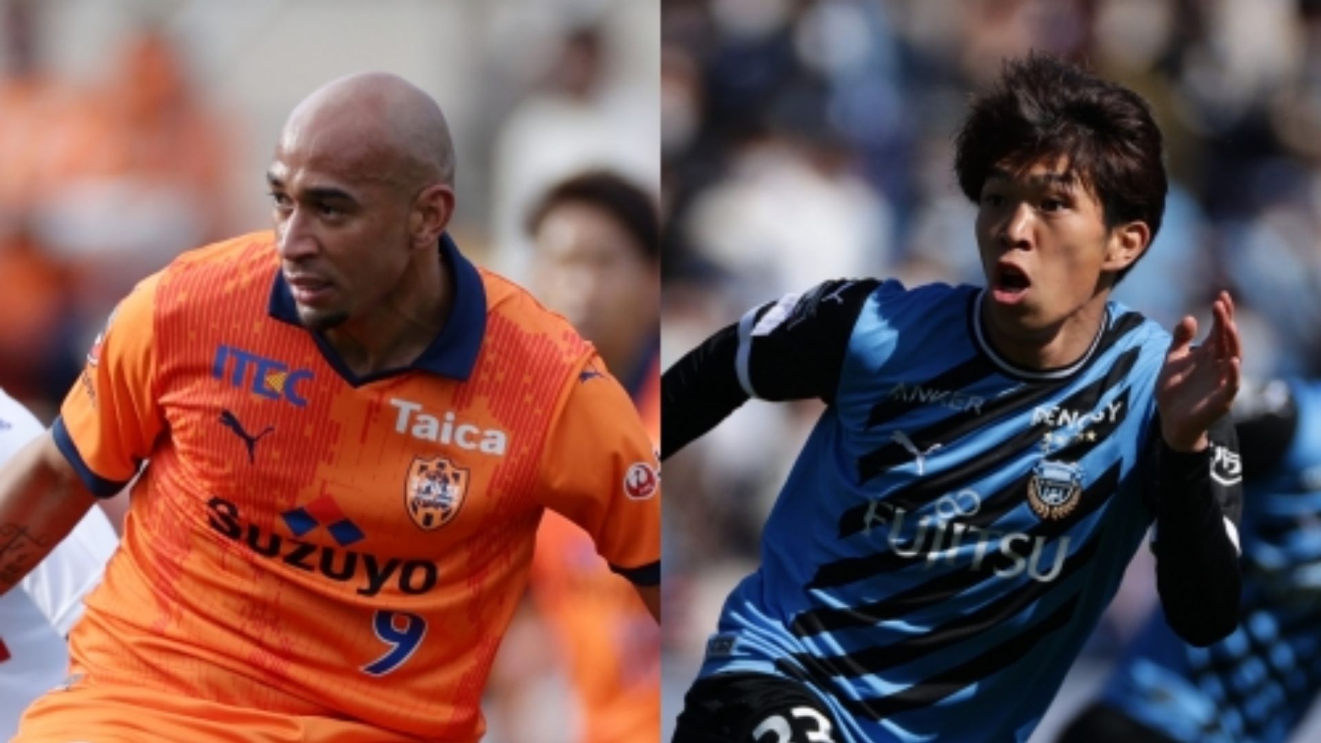 THIAGO SANTANA Shimizu Taisei MIYASHIRO Kawasaki