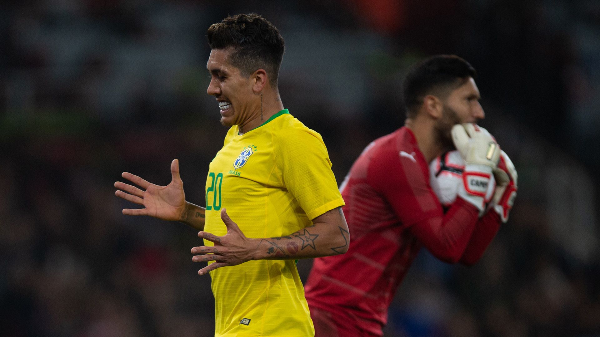 Roberto Firmino Brazil Uruguay Friendlies 16112018