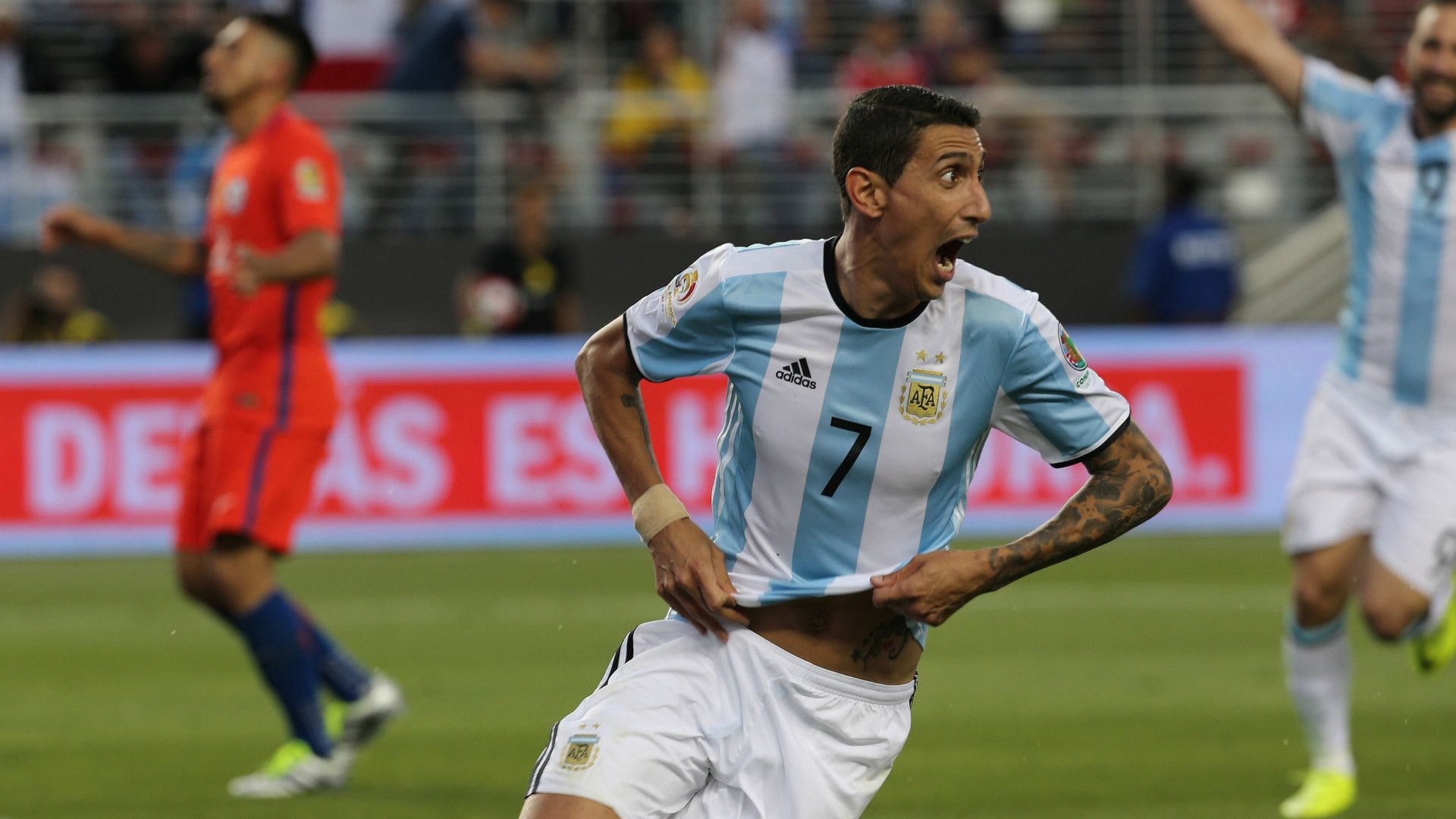 Angel Di Maria Argentina Chile Group D Copa America Centenario 06062016