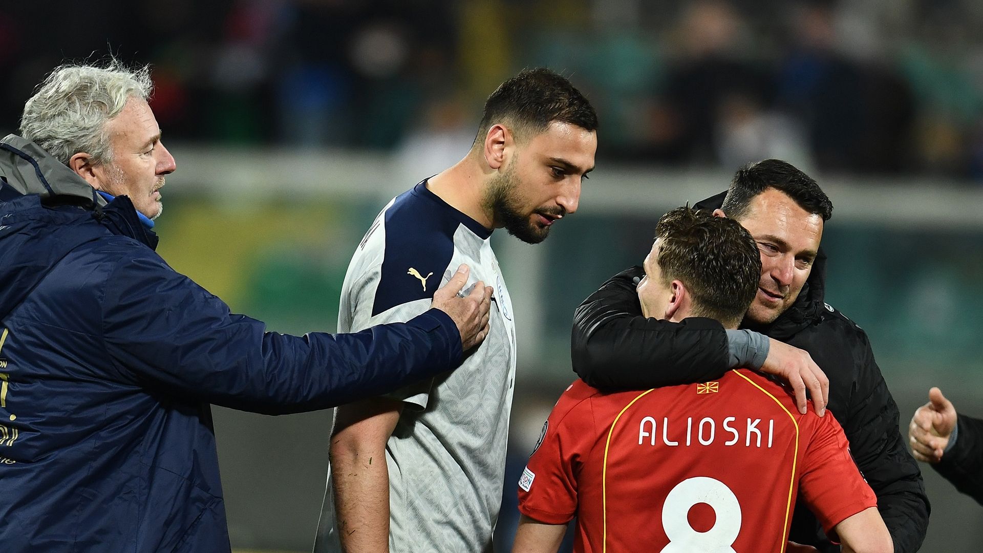 Gigi Donnarumma Italy North Macedonia World Cup 2022 qualifiers