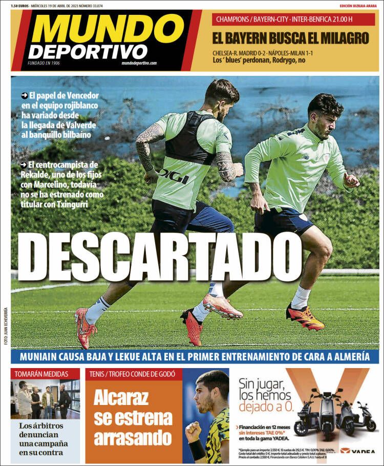 Las portadas 19 de abril 2023