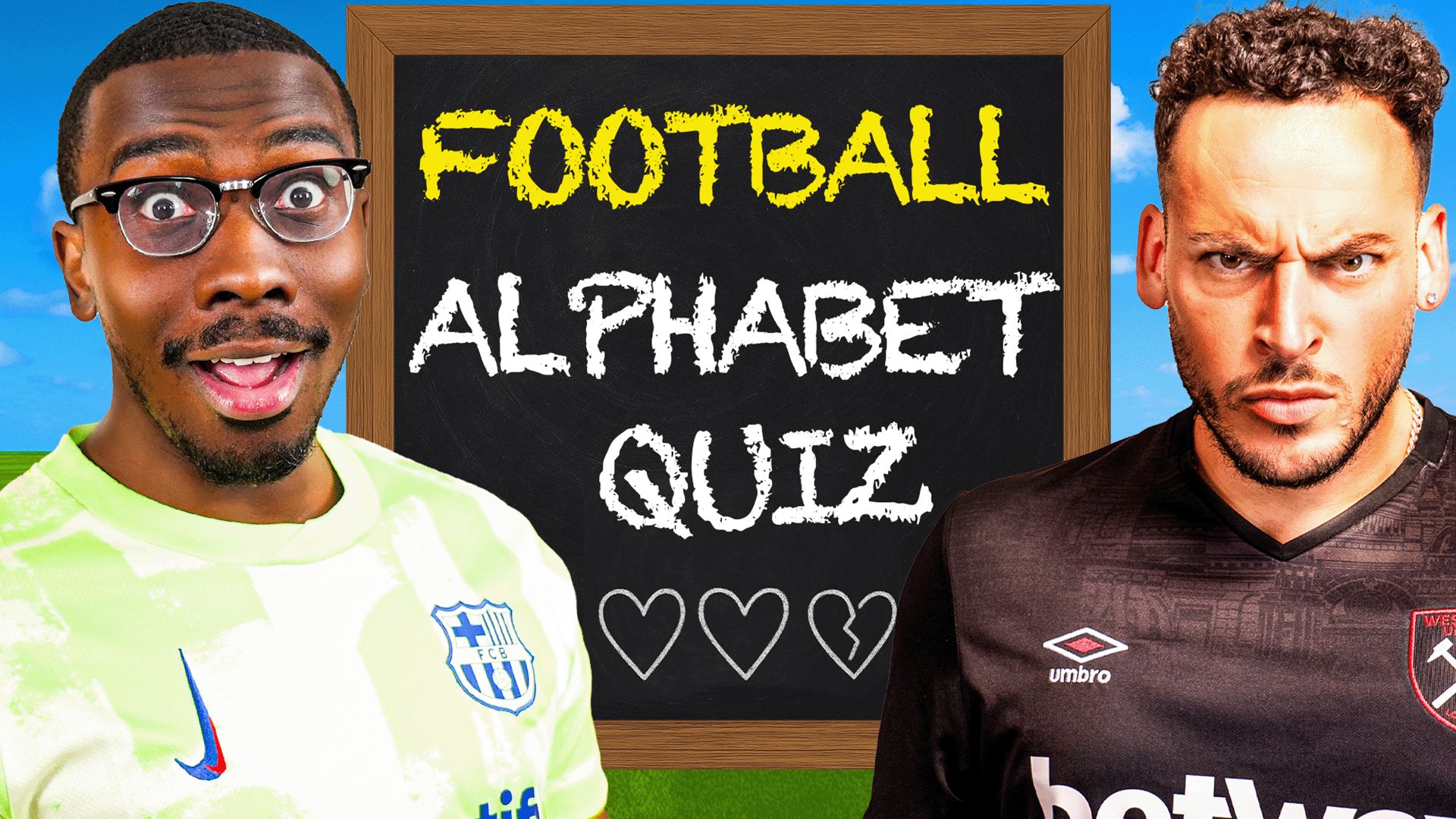 Football alphabet quiz GFX