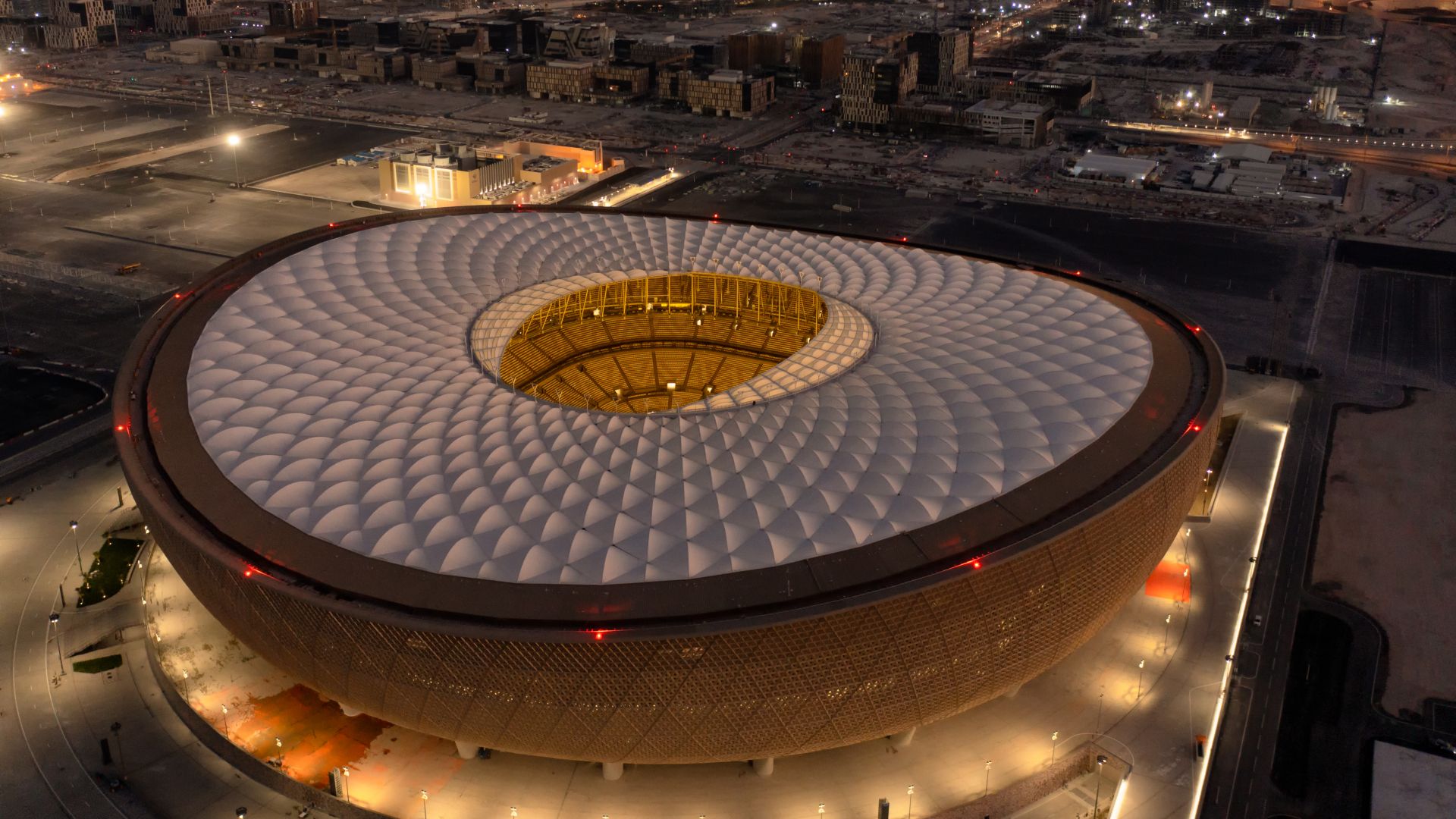 vue générale d’un stade pendant la Football Coupe d’Arabe