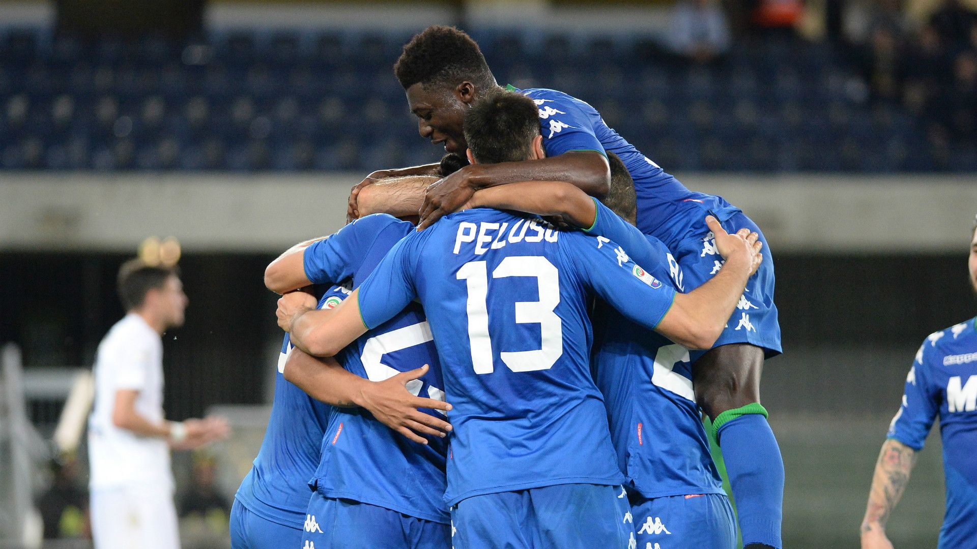 Sassuolo celebrating Verona Serie A
