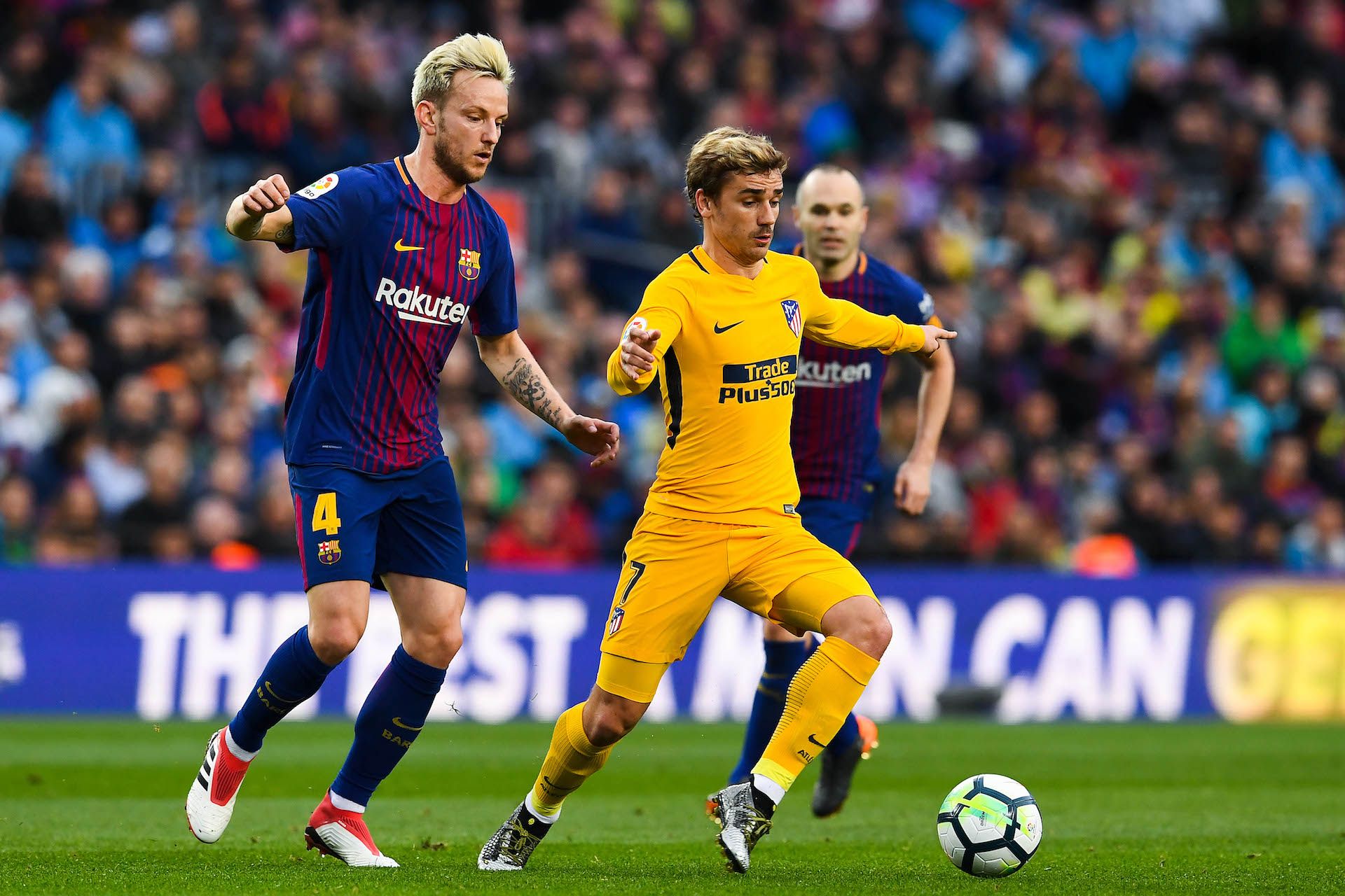 Rakitic Griezmann Barcelona Atletico LaLiga