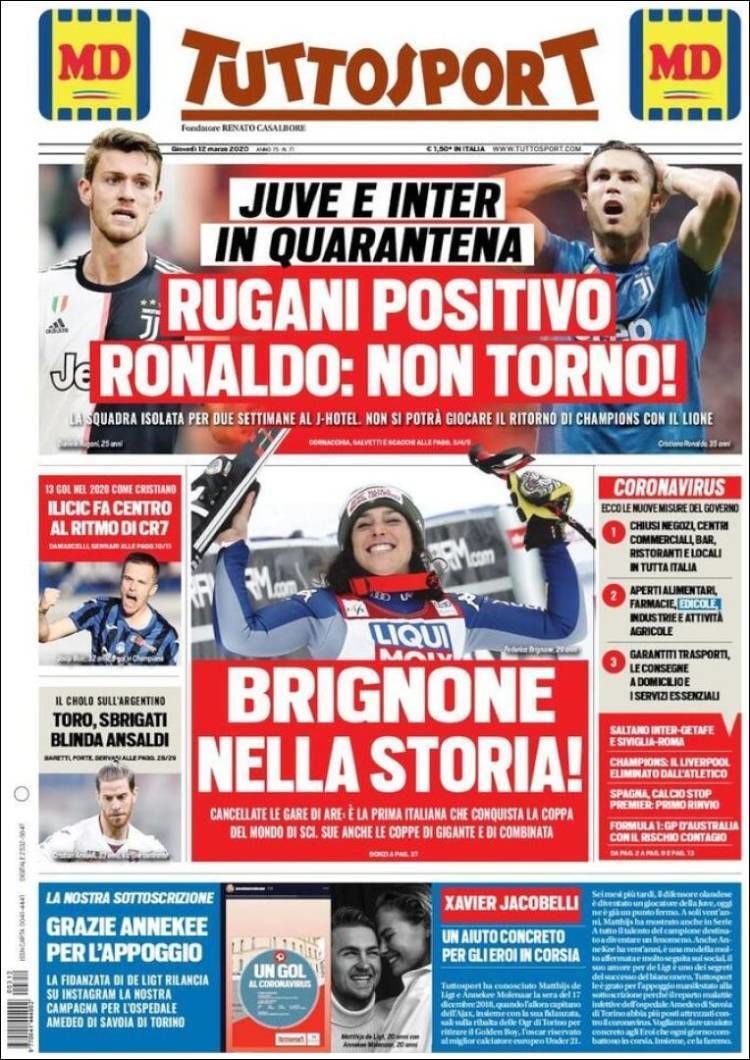 12 March Tuttosport