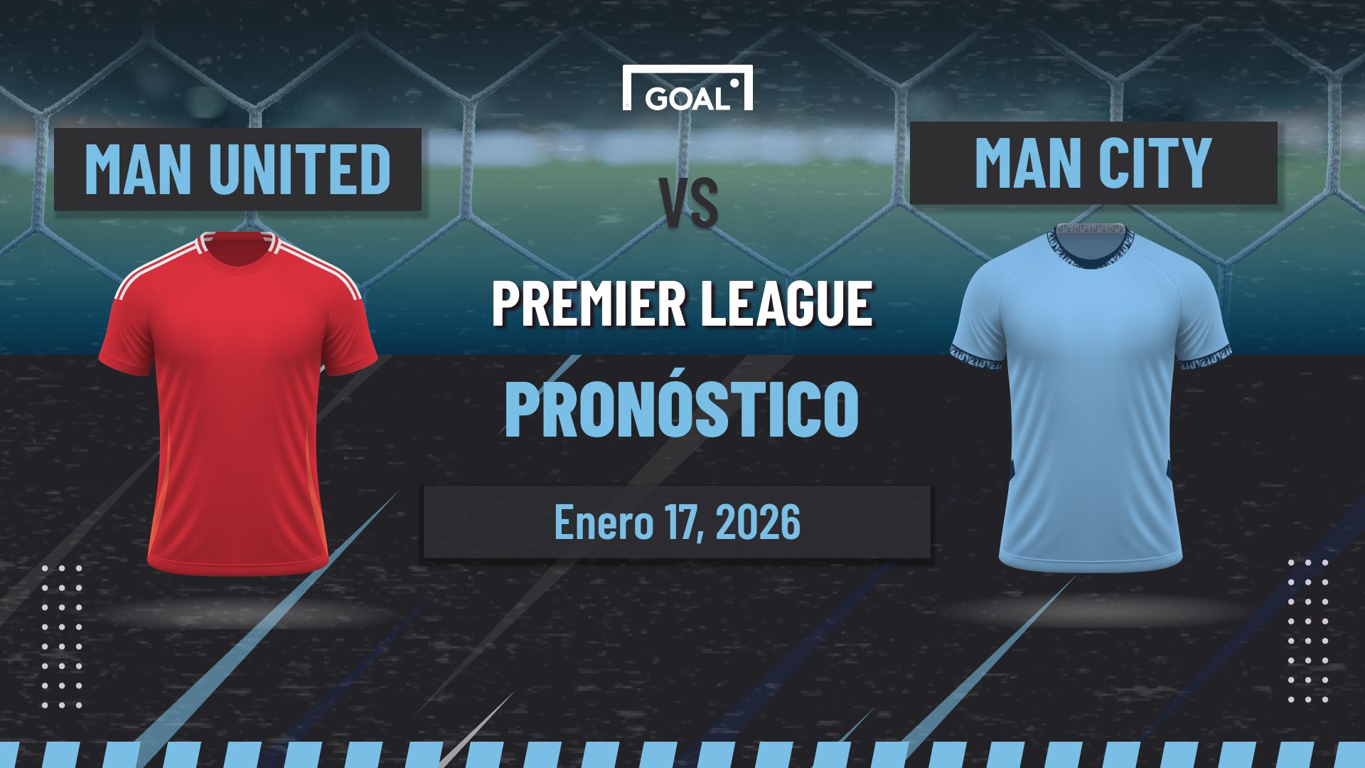 Manchester United vs Manchester City Pronóstico y Apuestas Premier League | 17/01/26