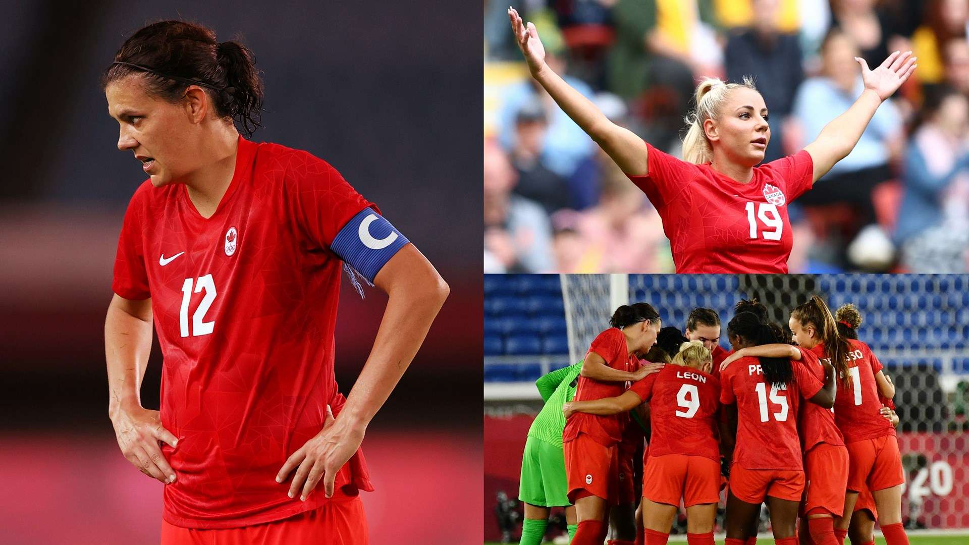 Canada women's football composite