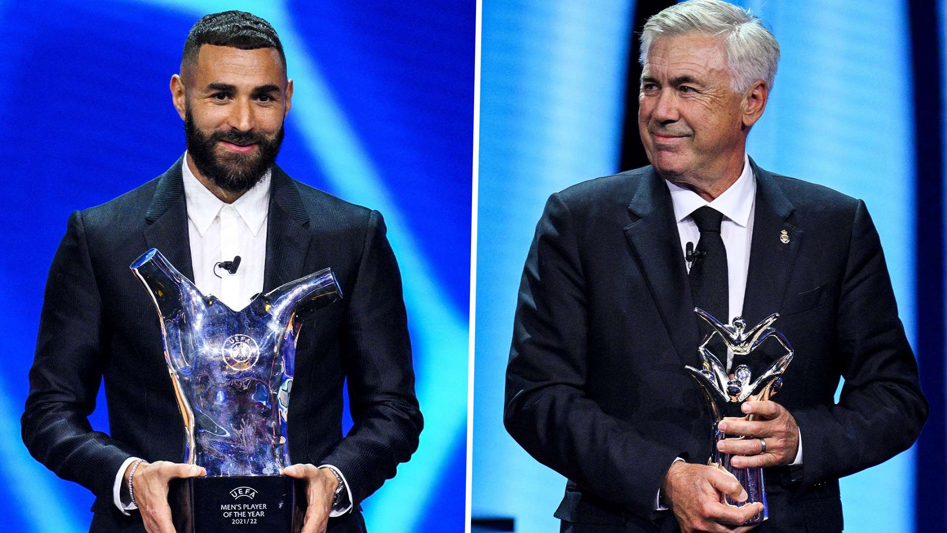 Karim Benzema y Carlo Ancelotti