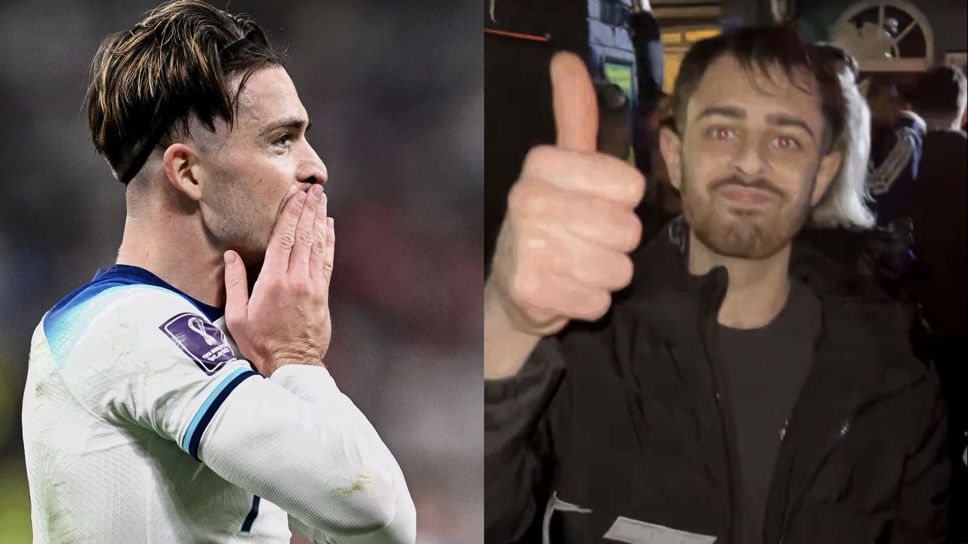 Jack Grealish Bernardo Silva lookalike