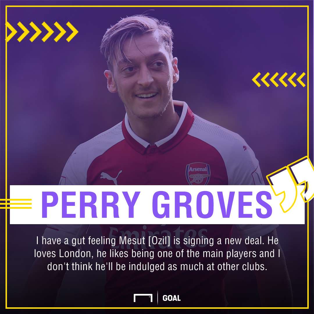 Mesut Ozil Perry Groves Arsenal contract