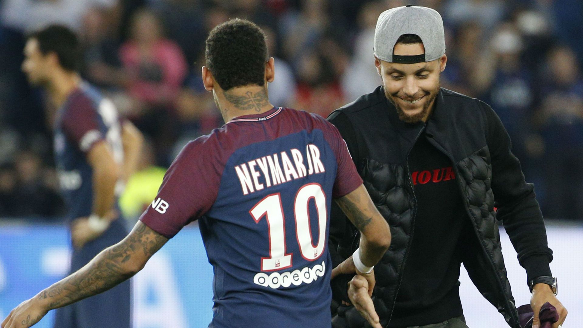 Neymar Stephen Curry PSG ASSE Ligue 1 25082017