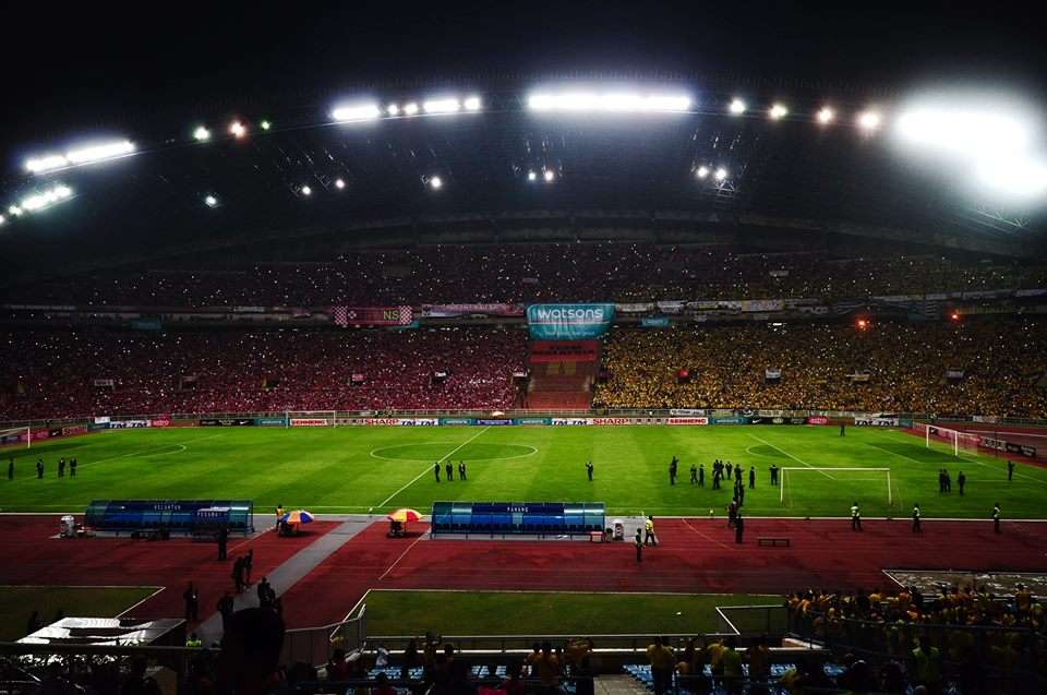 Shah Alam Stadium on Malaysia Cup Final night