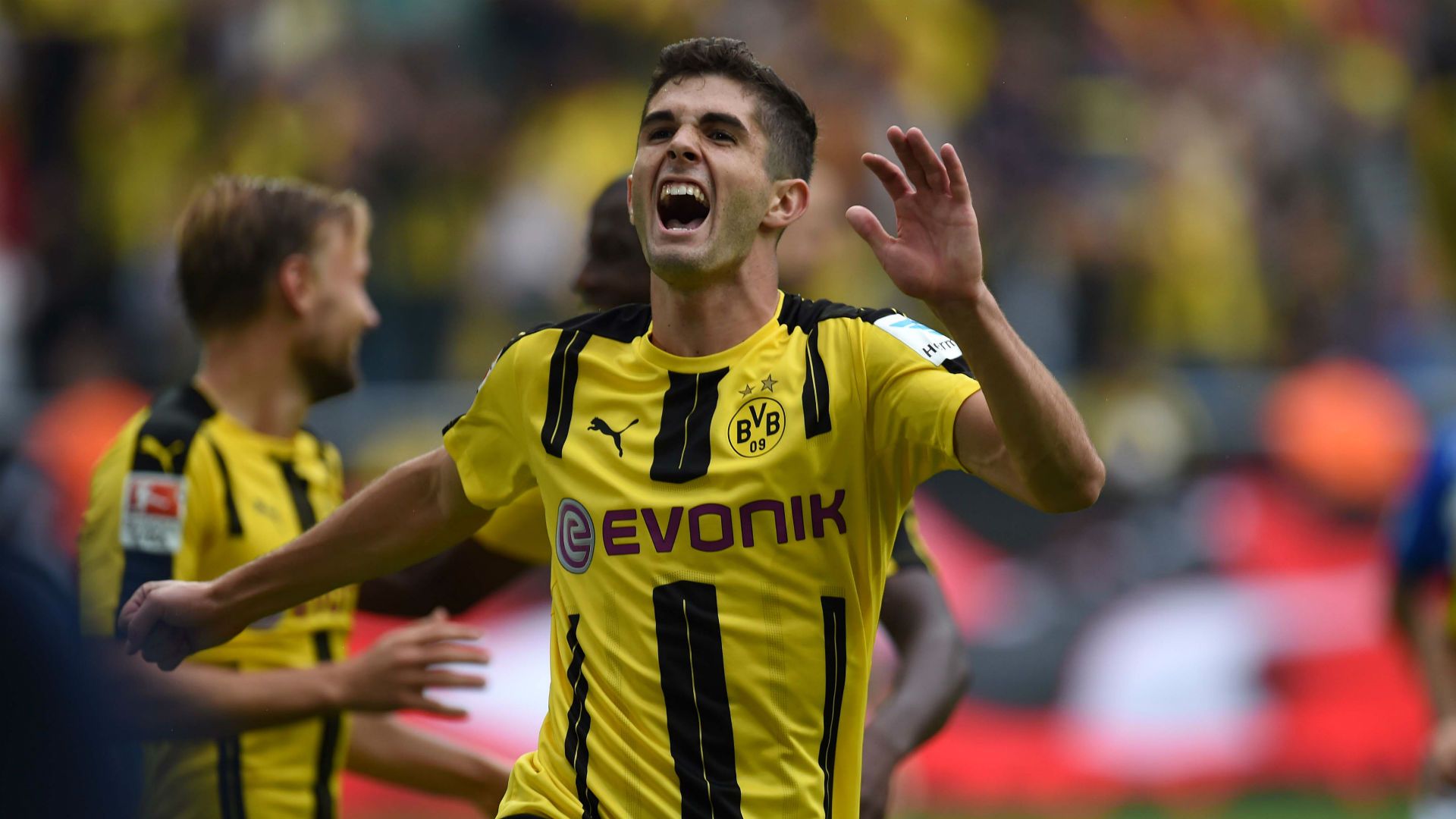 Christian Pulisic Borussia Dortmund v Darmstadt 98