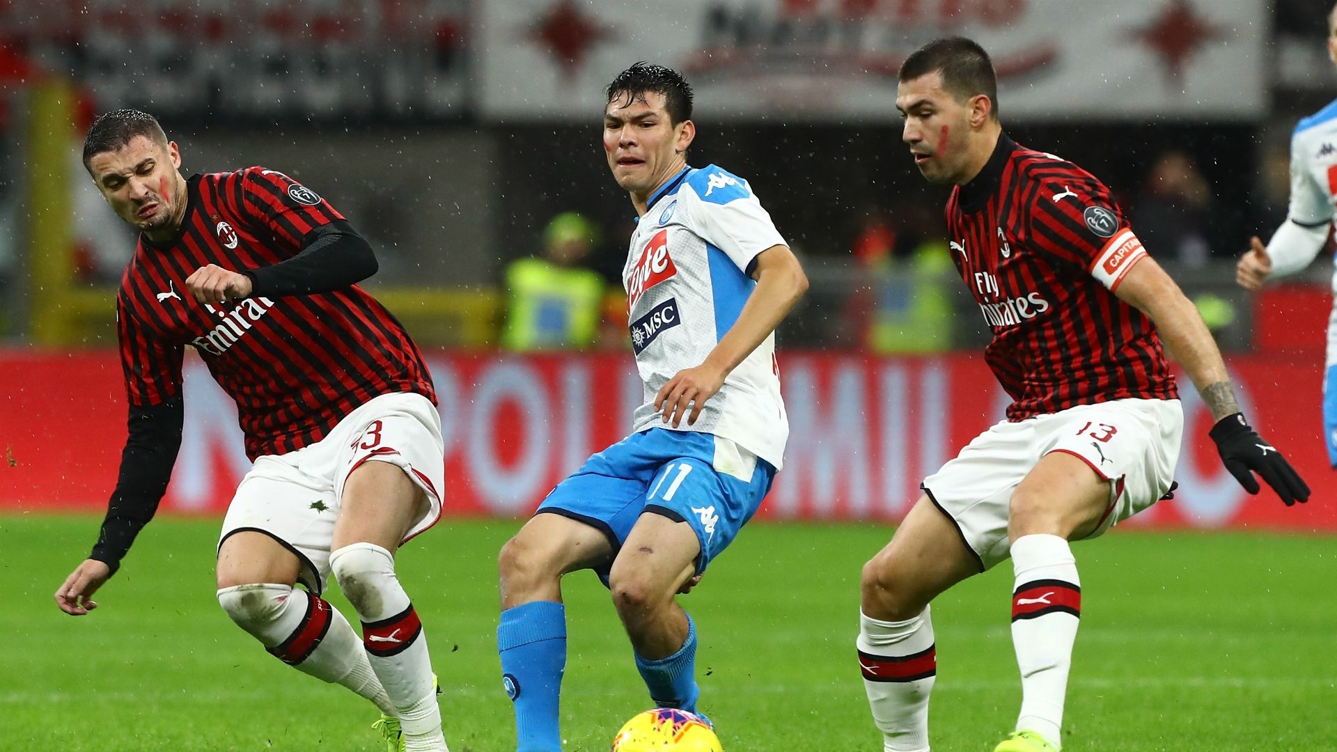 Chucky Lozano Milan Napoli