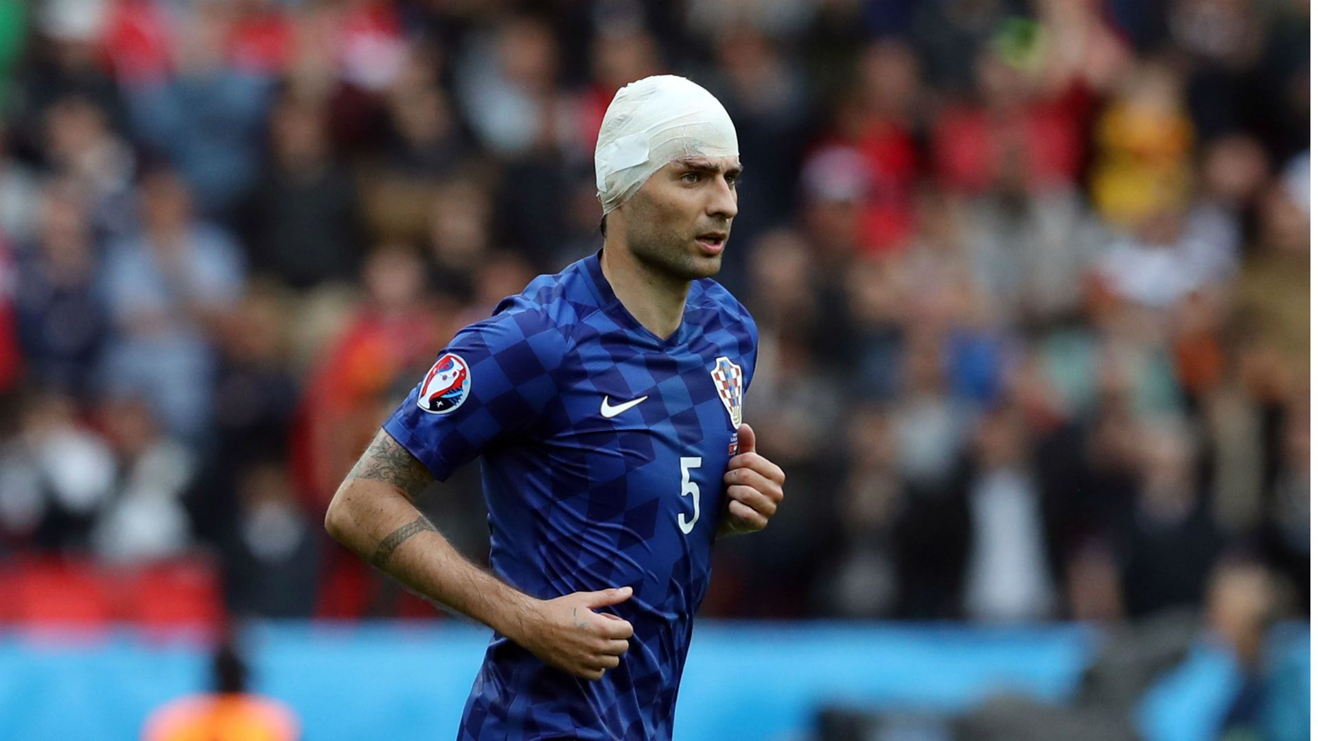 Vedran Corluka Croatia Turkey Parc des Princes Euro 12062016