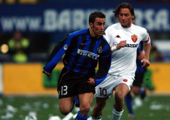 Fabio Cannavaro Inter Francesco Totti Roma Serie A 04062003