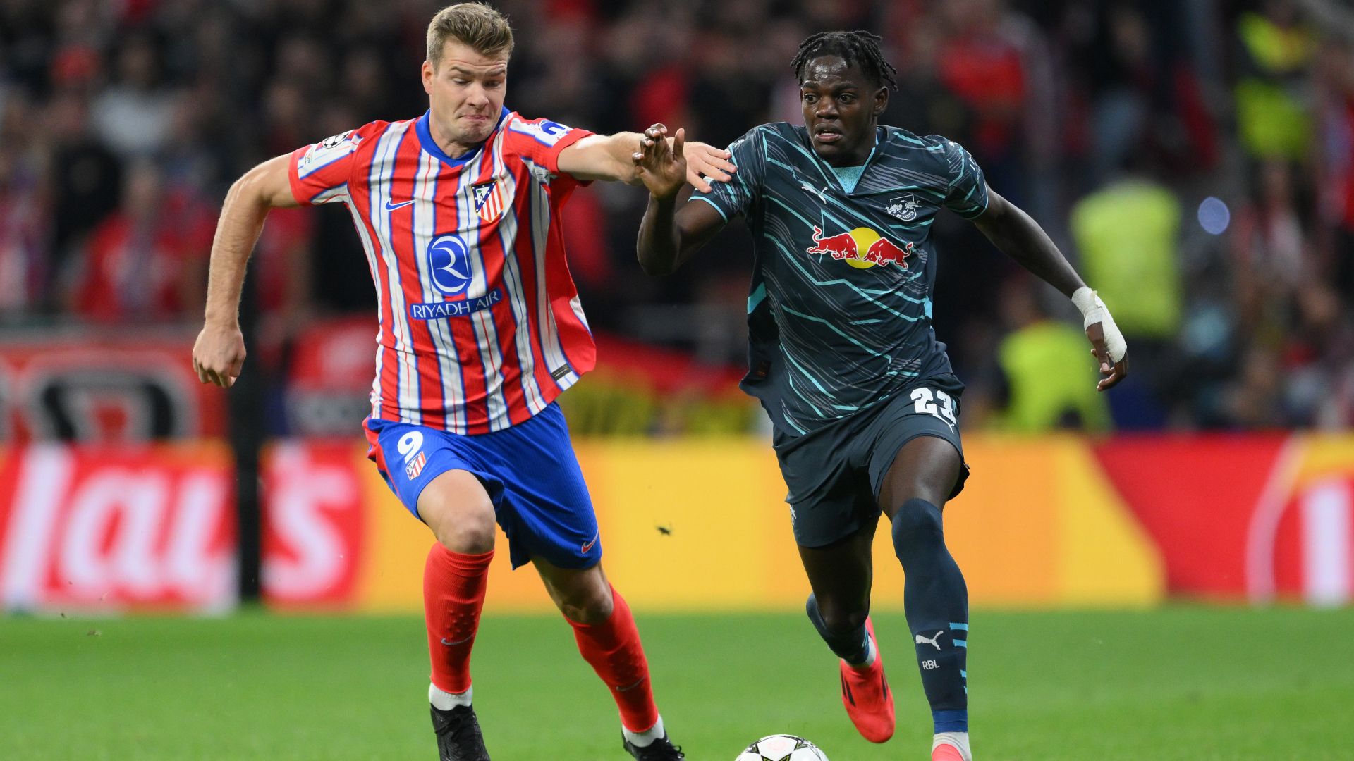 Sorloth Lukeba Atletico Madrid Leipzig