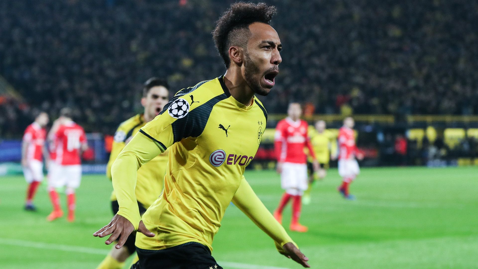 PIERRE EMERICK AUBAMEYANG BORUSSIA DORTMUND UEFA CHAMPIONS LEAGUE 08032017