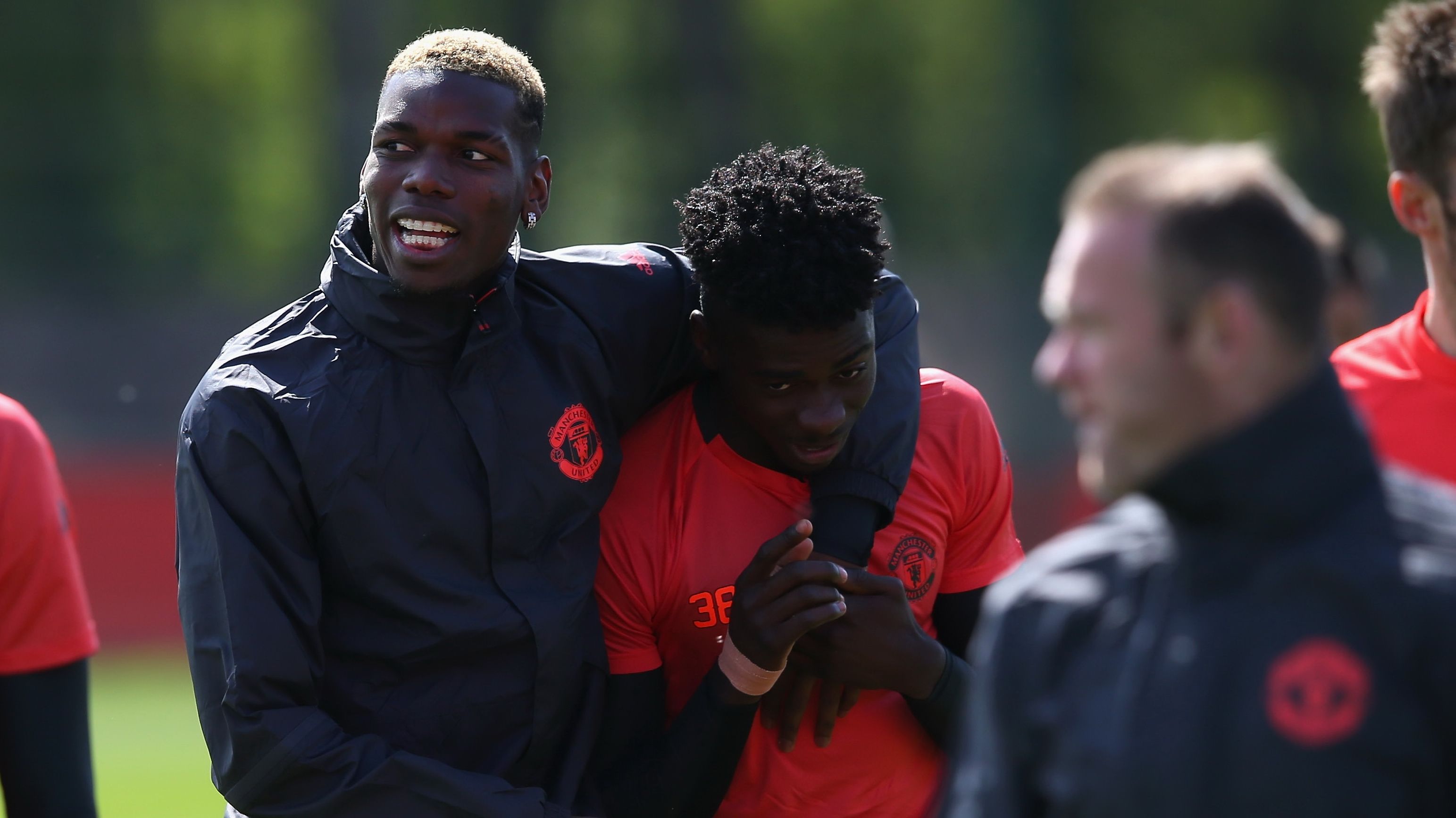 Paul Pogba Axel Tuanzebe Manchester United Premier League