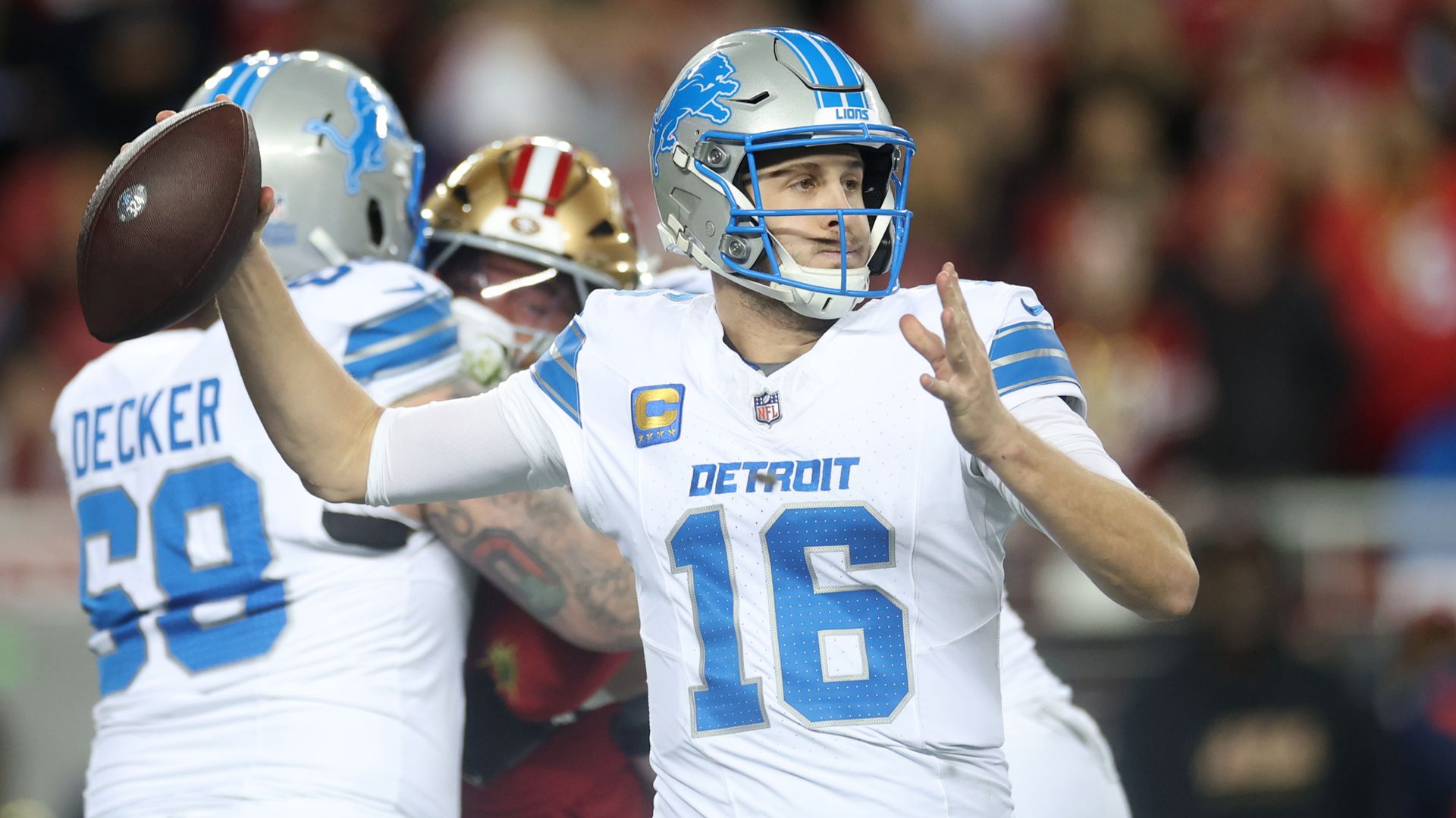 Detroit Lions QB Jared Goff vs San Francisco 49ers