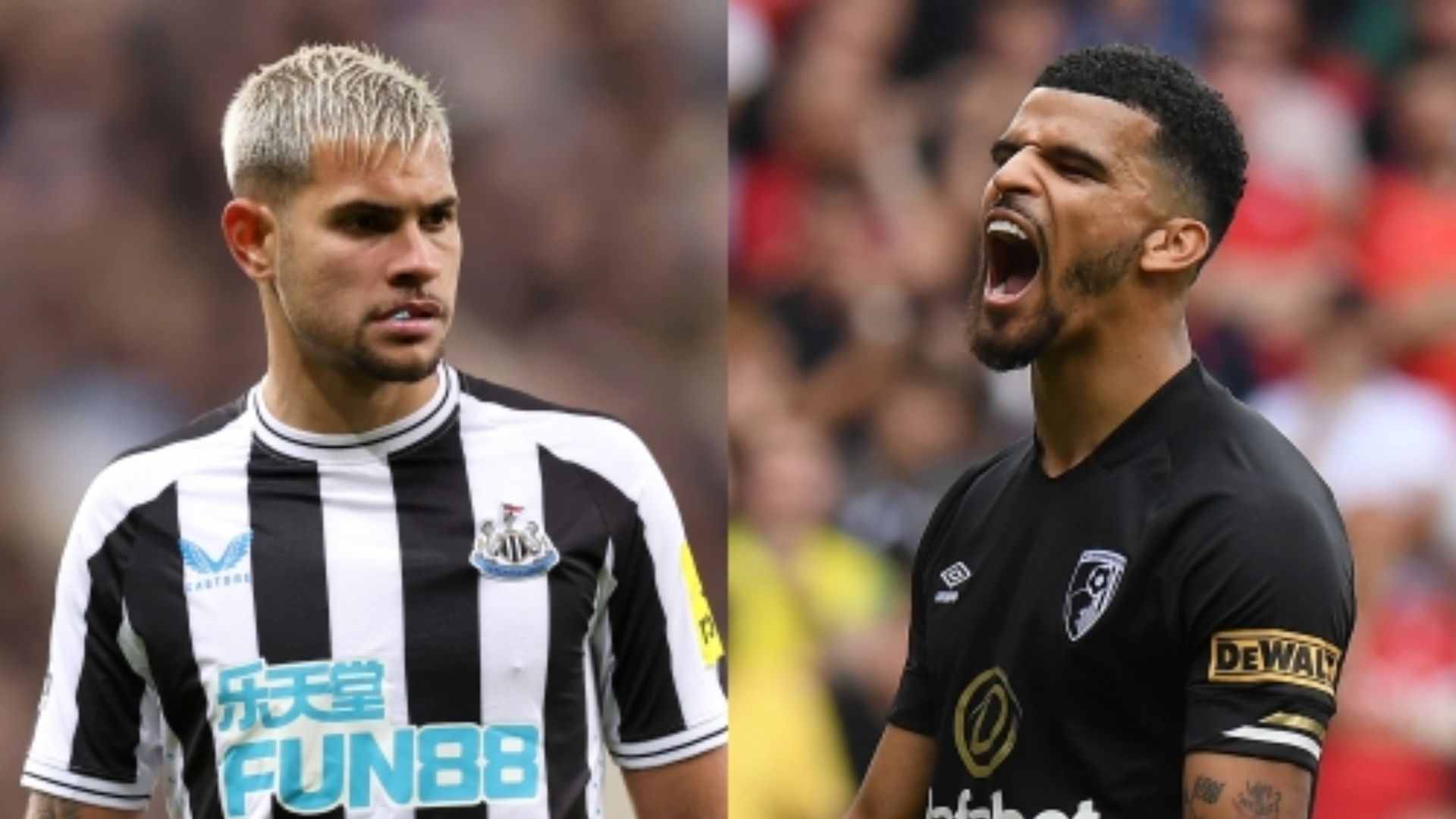 Bruno Guimaraes Newcastle Dominic Solanke Bournemouth