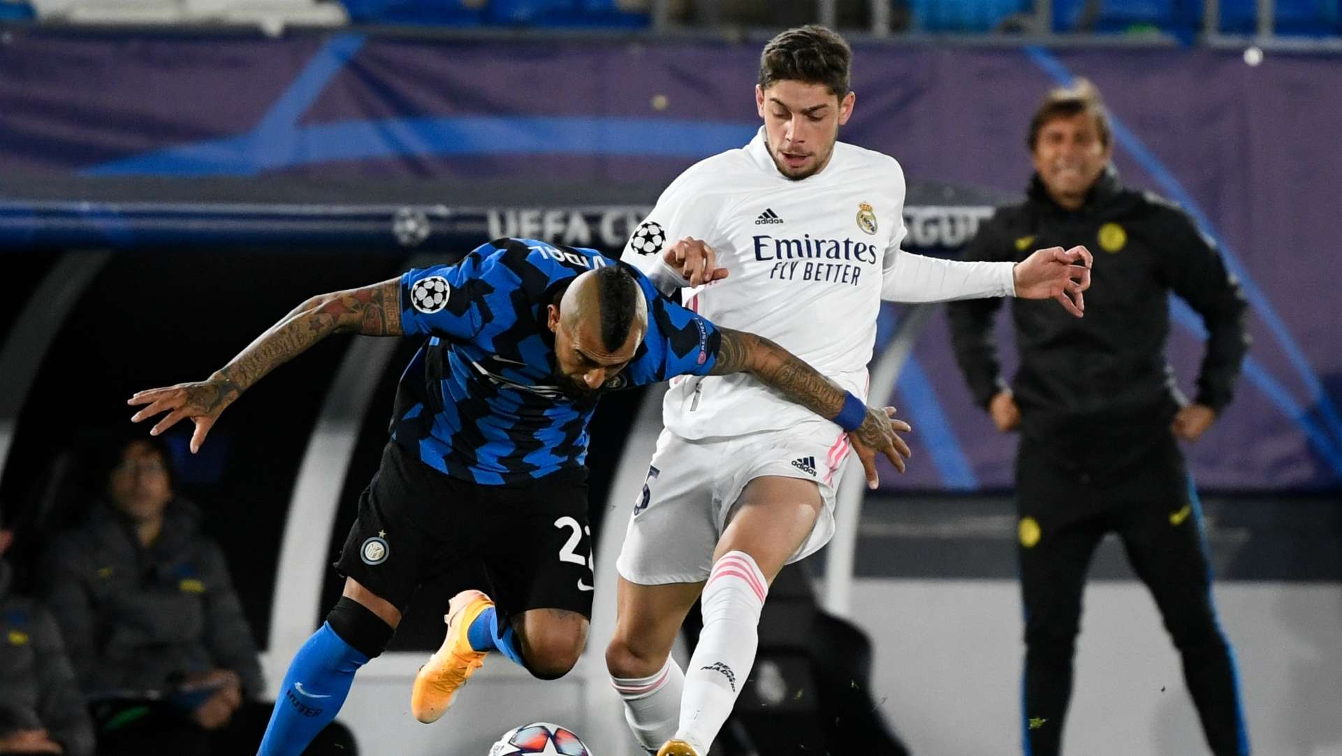 Arturo Vidal- Federico Valverde Real Madrid Inter