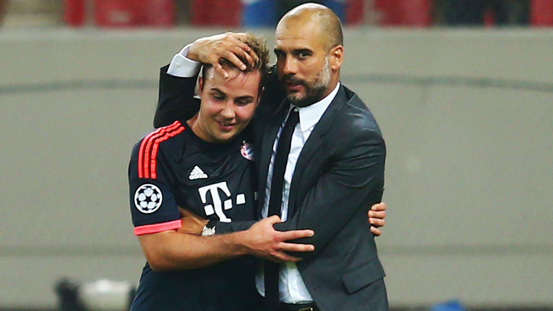 Mario Götze Pep Guardiola FC Bayern München Champions League 16092015