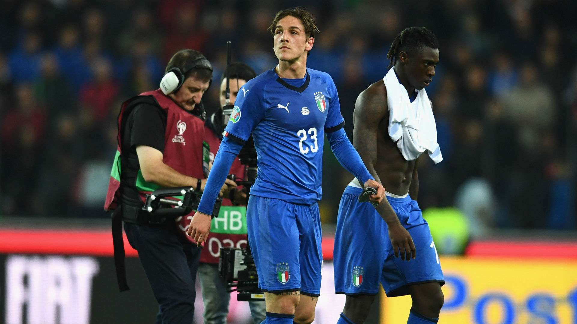 Nicolo Zaniolo Moise Kean Italy Finland euro 2020