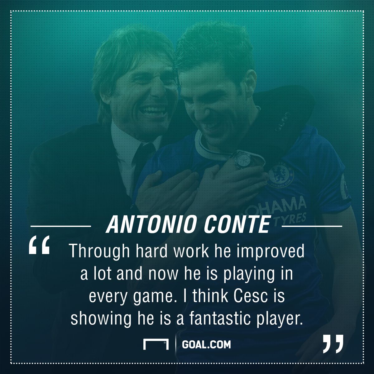 Antonio Conte Cesc Fabregas