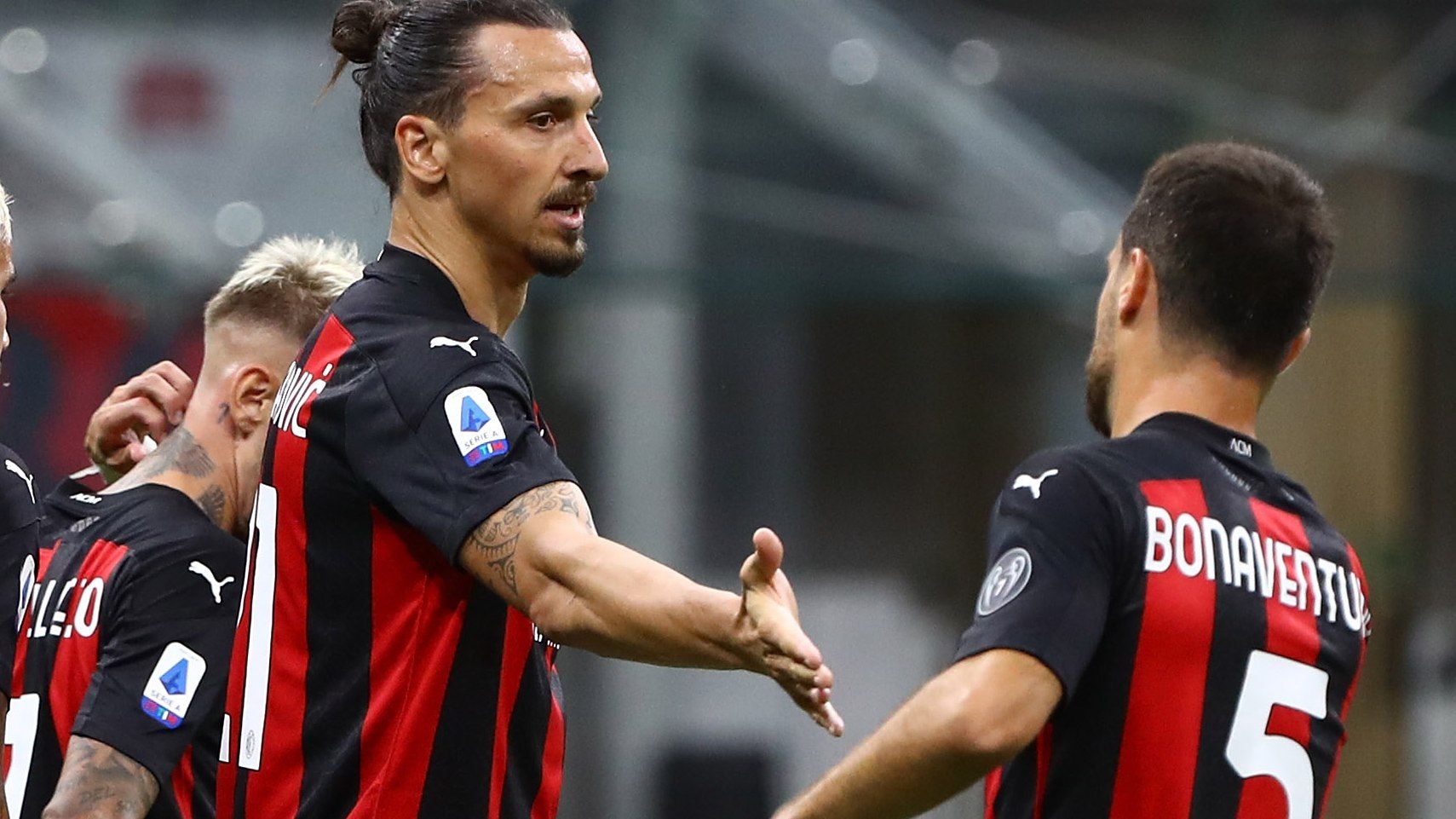 Zlatan Ibrahimovic Giacomo Bonaventura Milan Cagliari Serie A