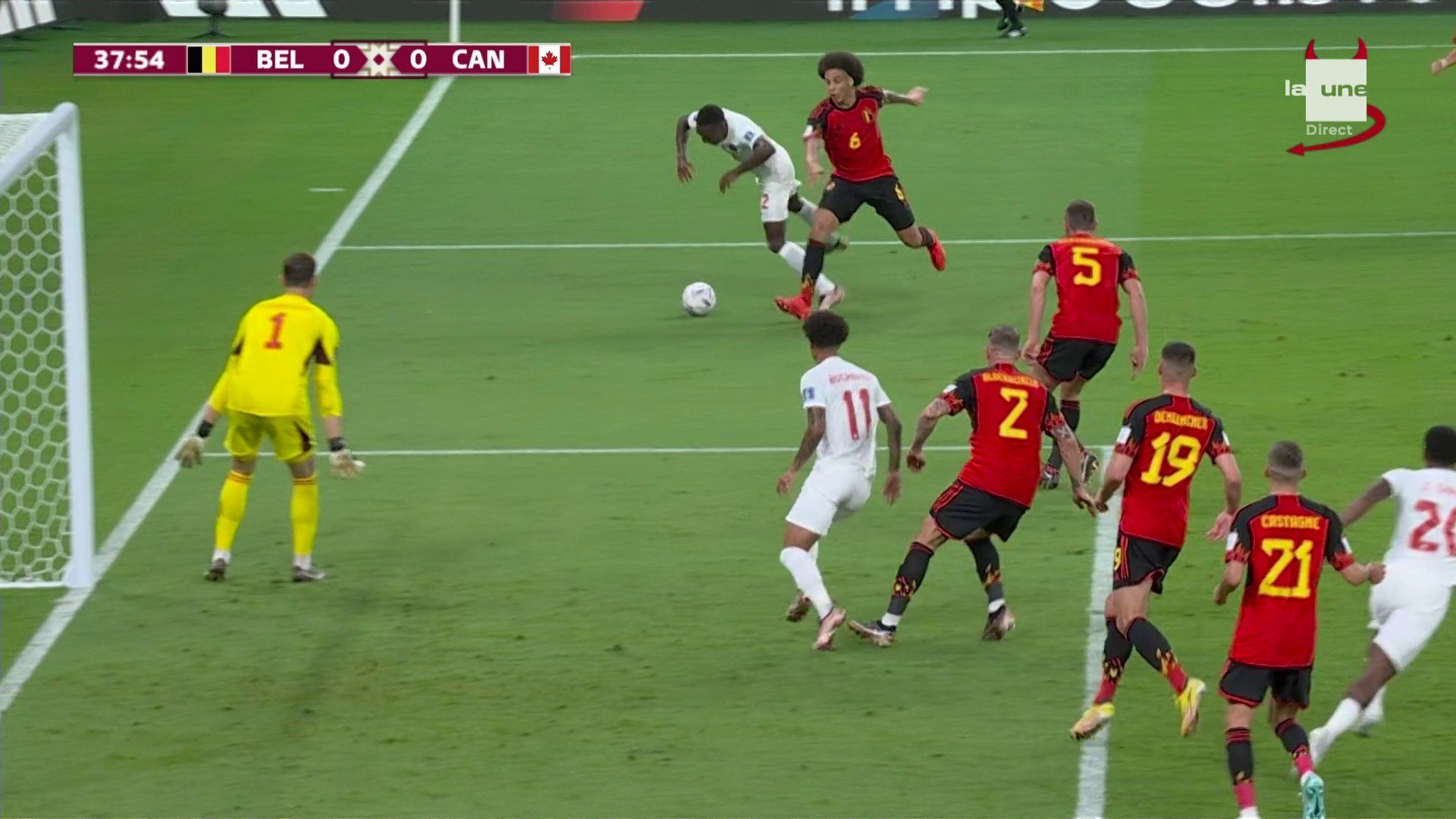 Axel Witsel Belgium Canada penalty incident