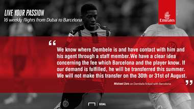 Zorc On dembele - EN 'emirates