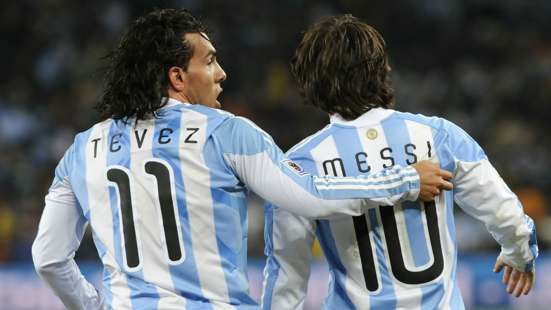 Messi Tevez Argentina