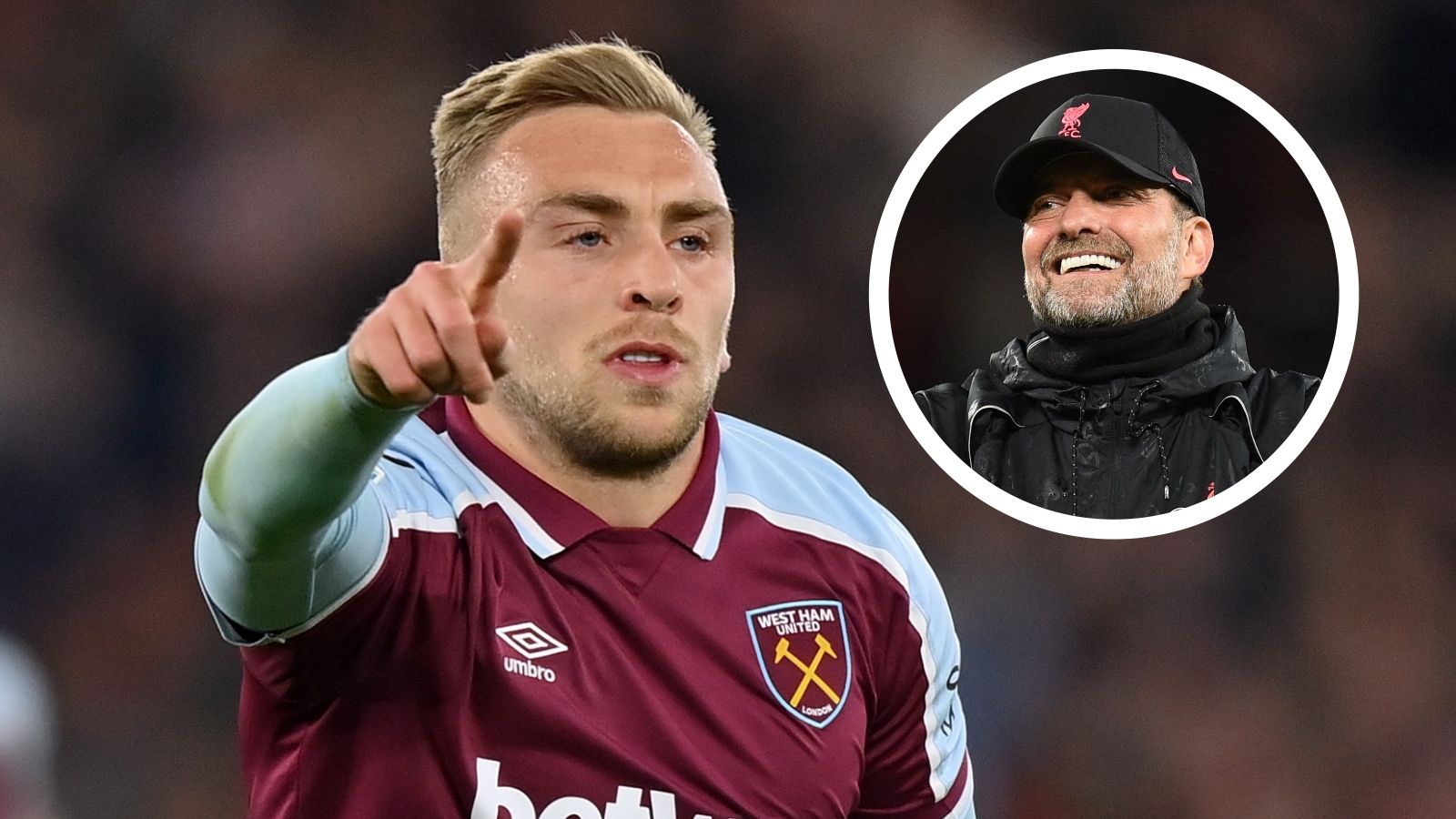 Jarrod Bowen Jurgen Klopp West Ham Liverpool GFX