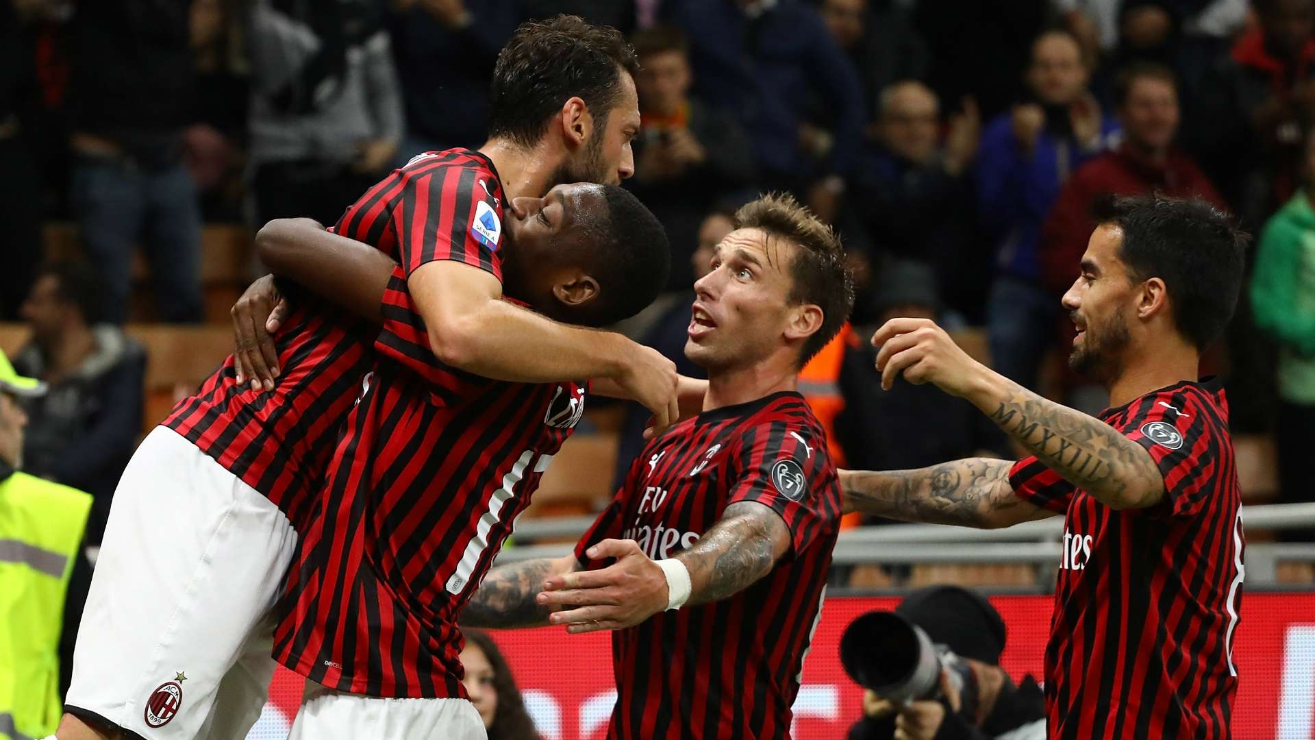 Milan Lecce Hakan Calhanoglu Goal Serie A 10202019