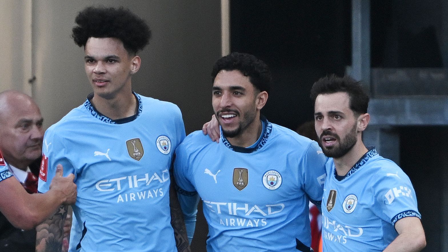 Omar Marmoush Nico O'Reilly Bernardo Silva Manchester City 2024-25 