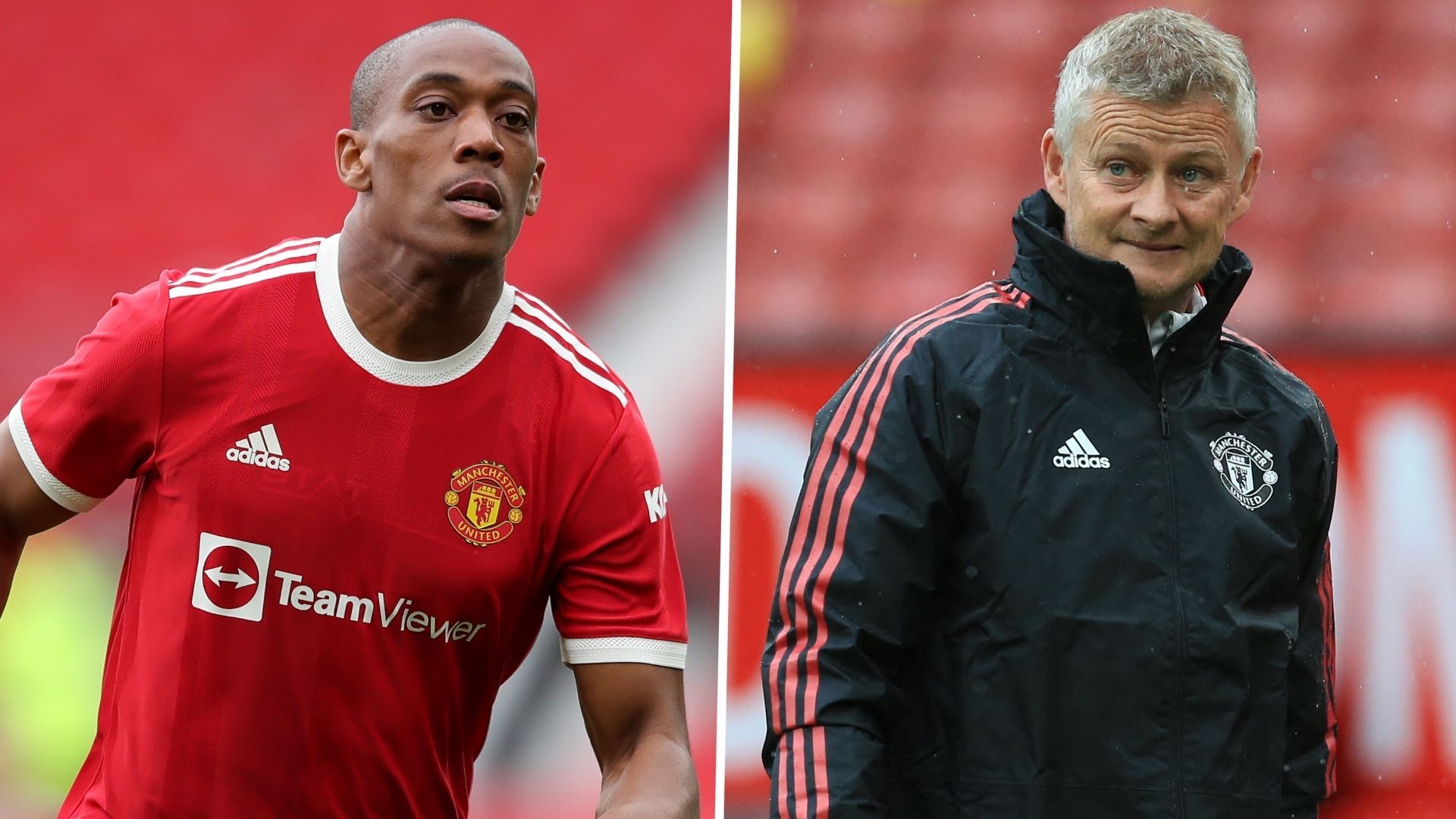 Anthony Martial Ole Gunnar Solskjaer Manchester United GFX