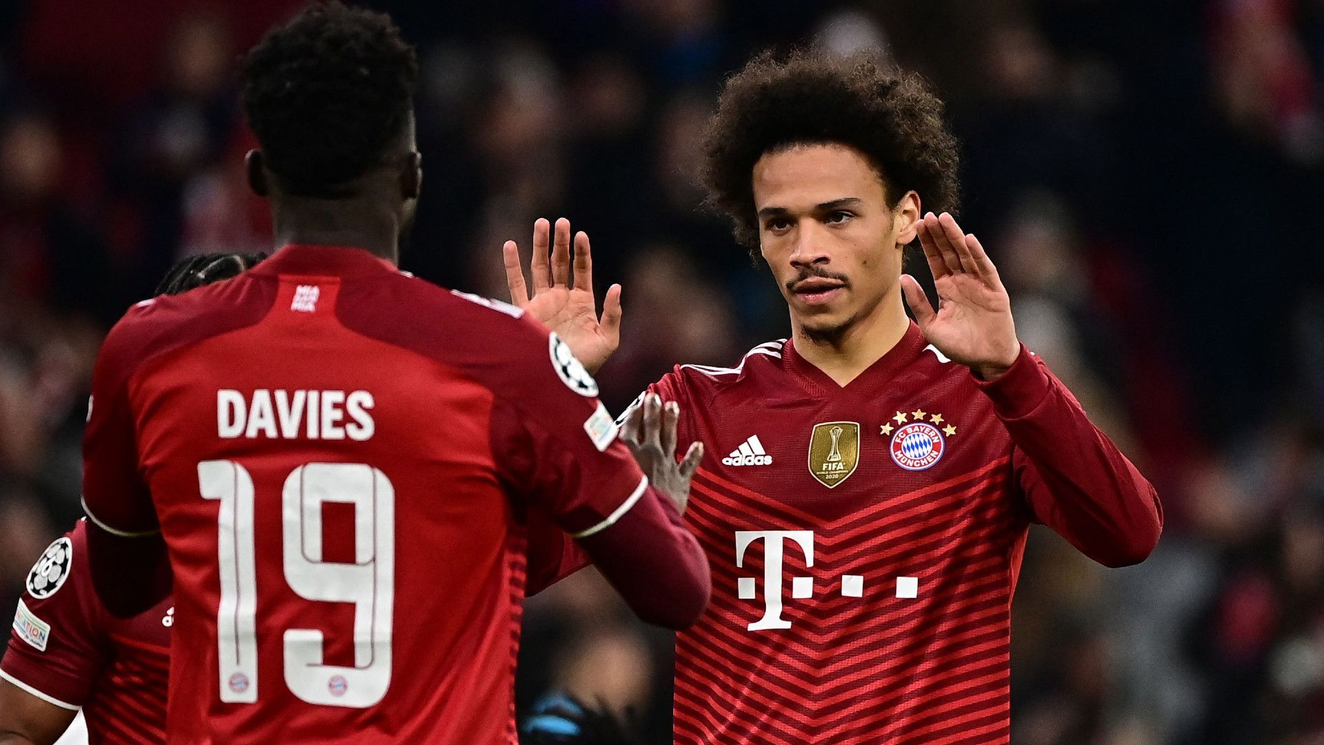 LEROY SANE BAYERN MÜNCHEN CHAMPIONS LEAGUE 02112021