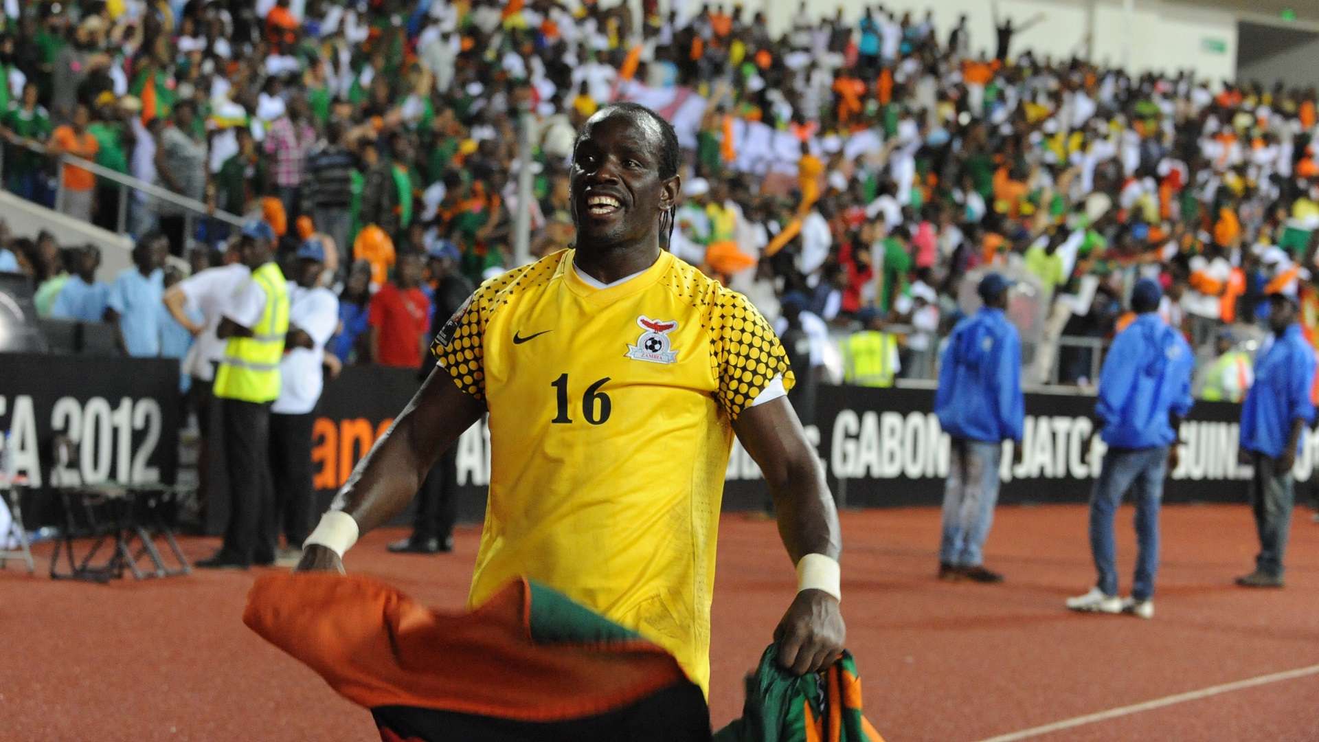Kennedy Mweene during their Africa Cup of Nations (CAN 2012) final football match between Zambia and Ivory Coast
