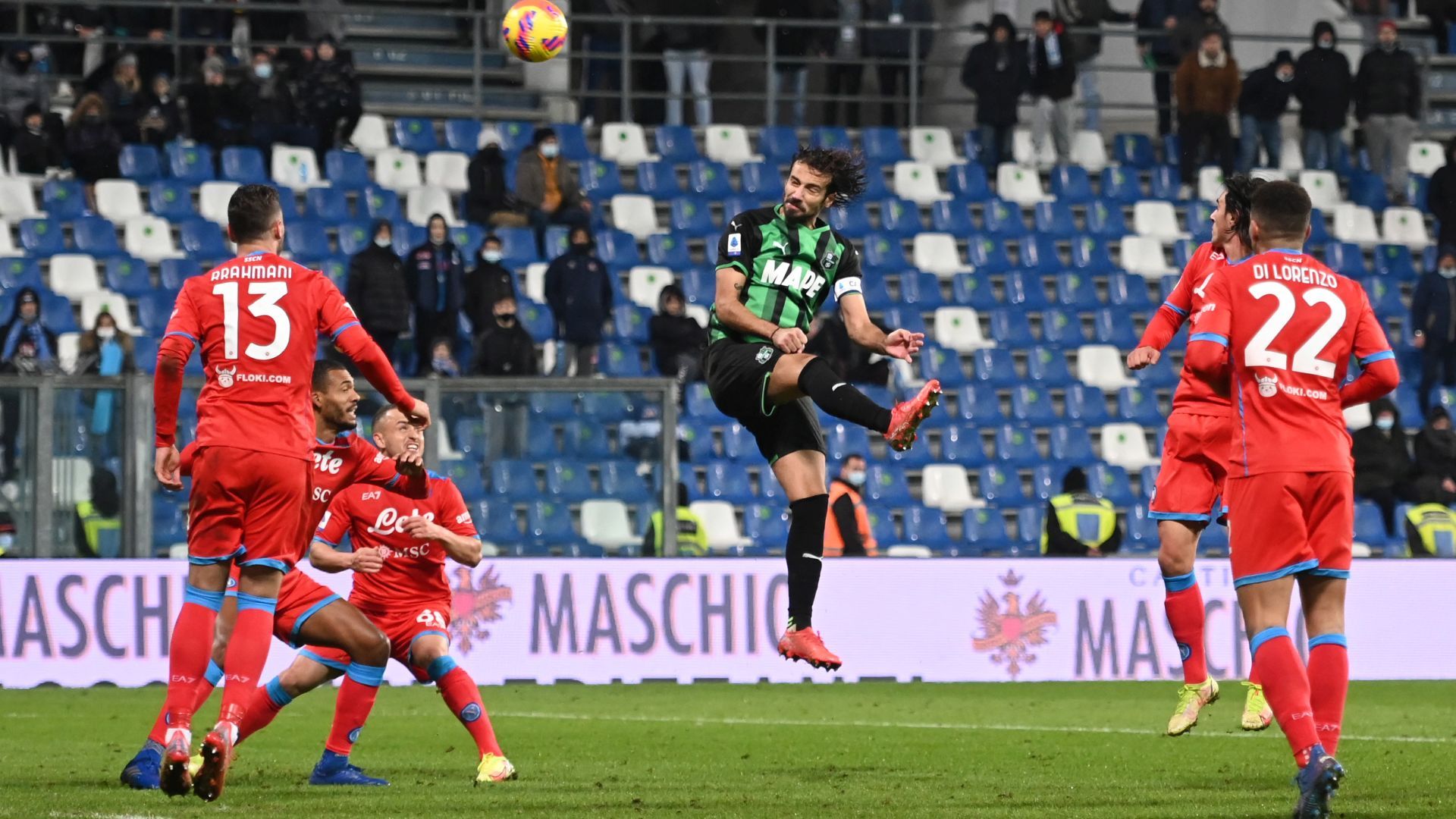Ferrari goal Sassuolo Napoli 2021