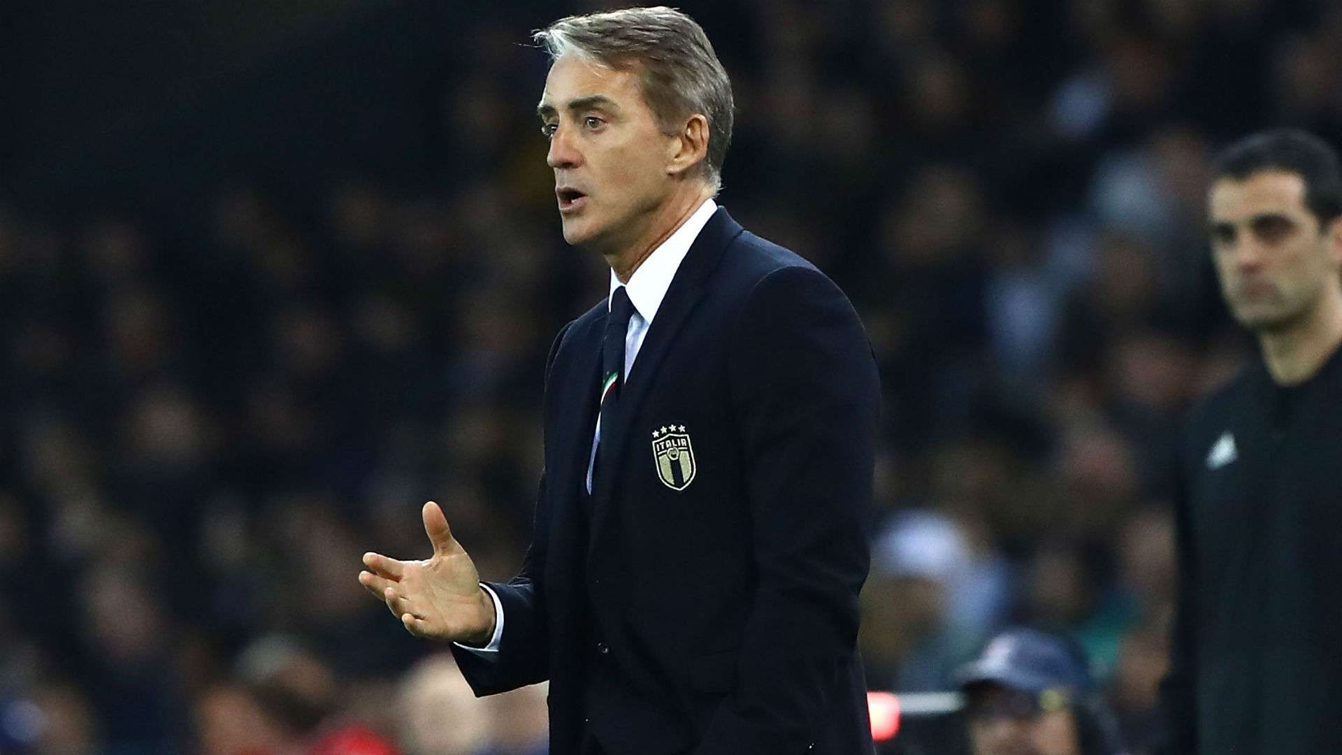Roberto Mancini Italy coach