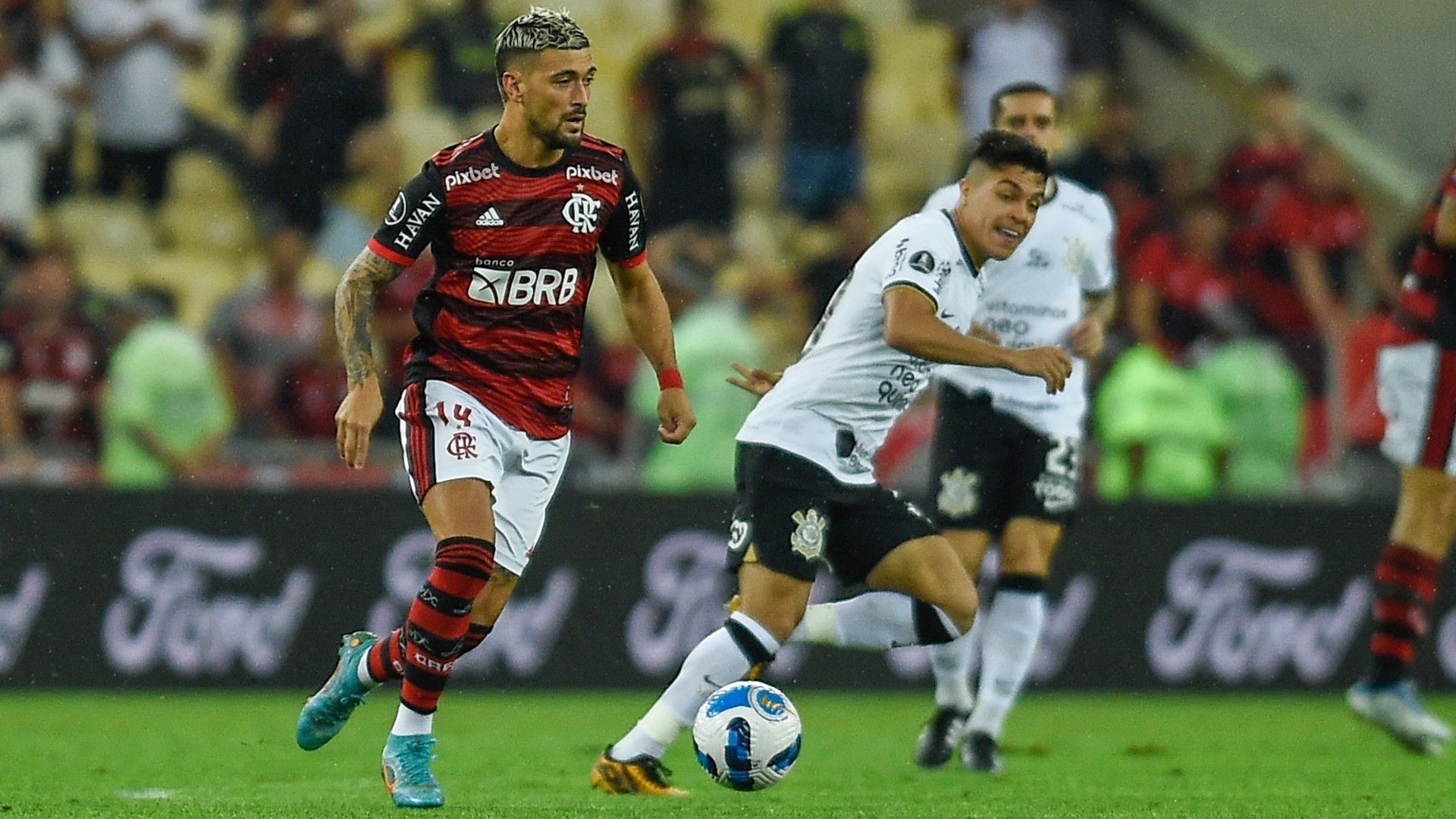 Arrascaeta Flamengo Corinthians Libertadores 2022