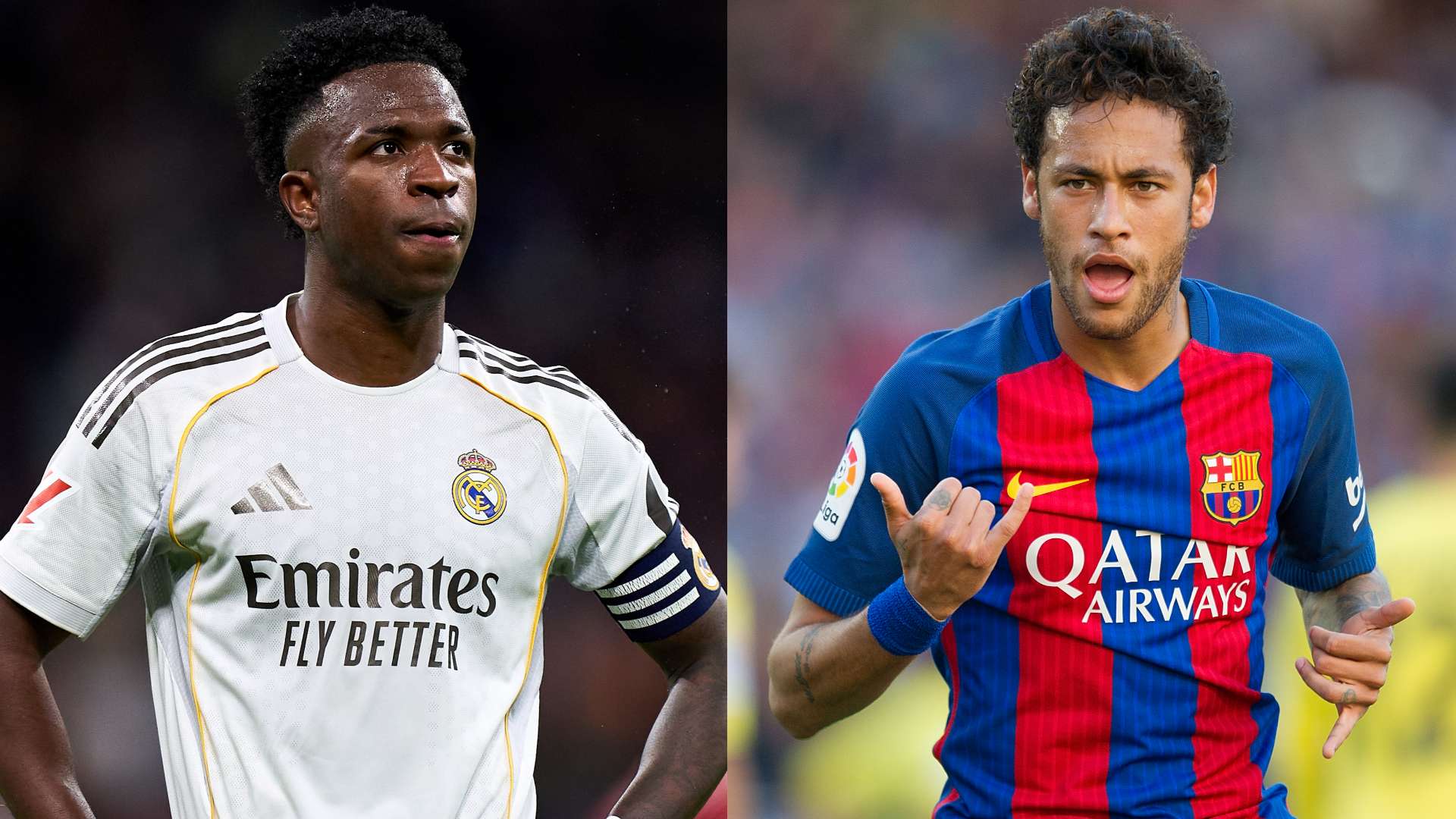 Vinicius Junior Neymar Real Madrid Barcelona
