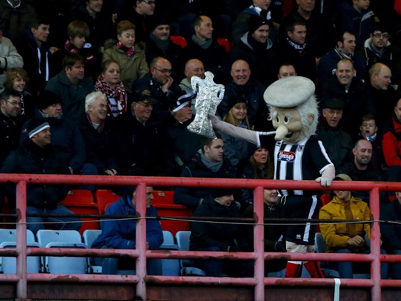 'Mighty Mariner' Grimsby Town v Huddersfield Town - FA Cup 01042014